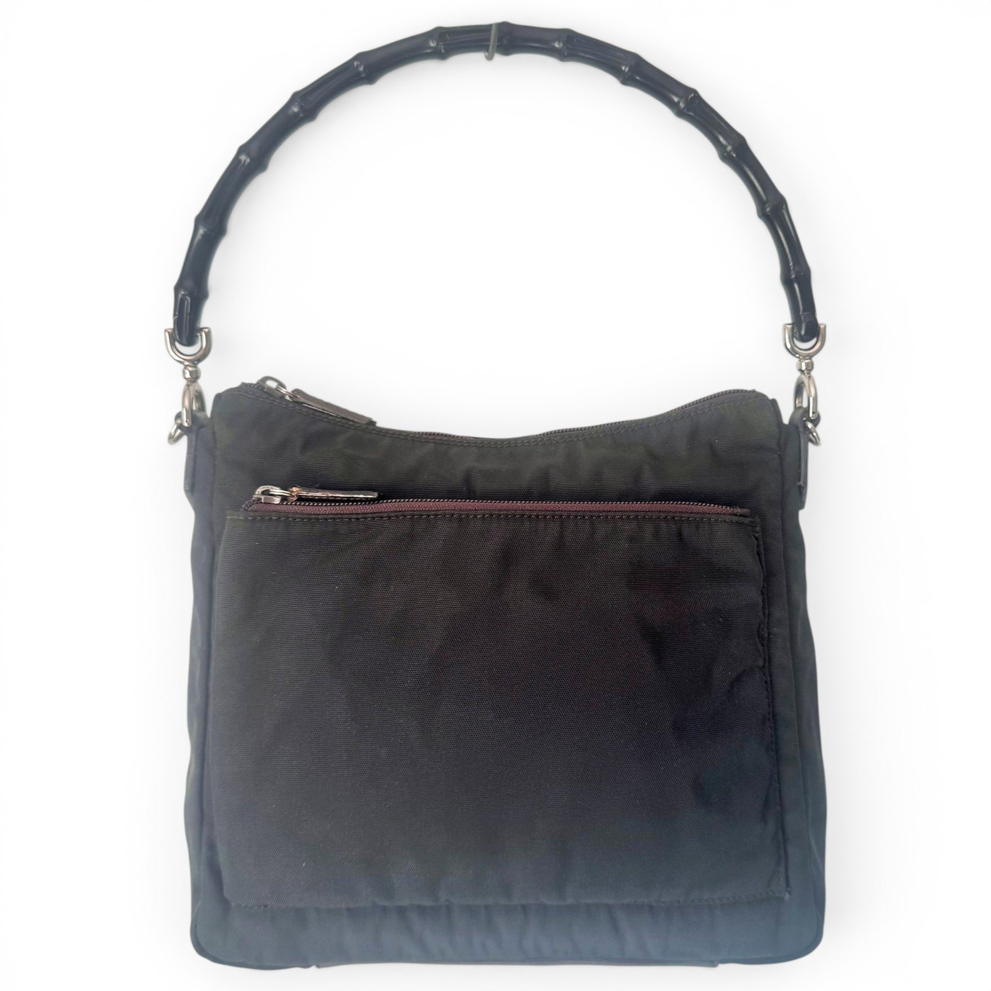 Bamboo Top Handle cloth handbag