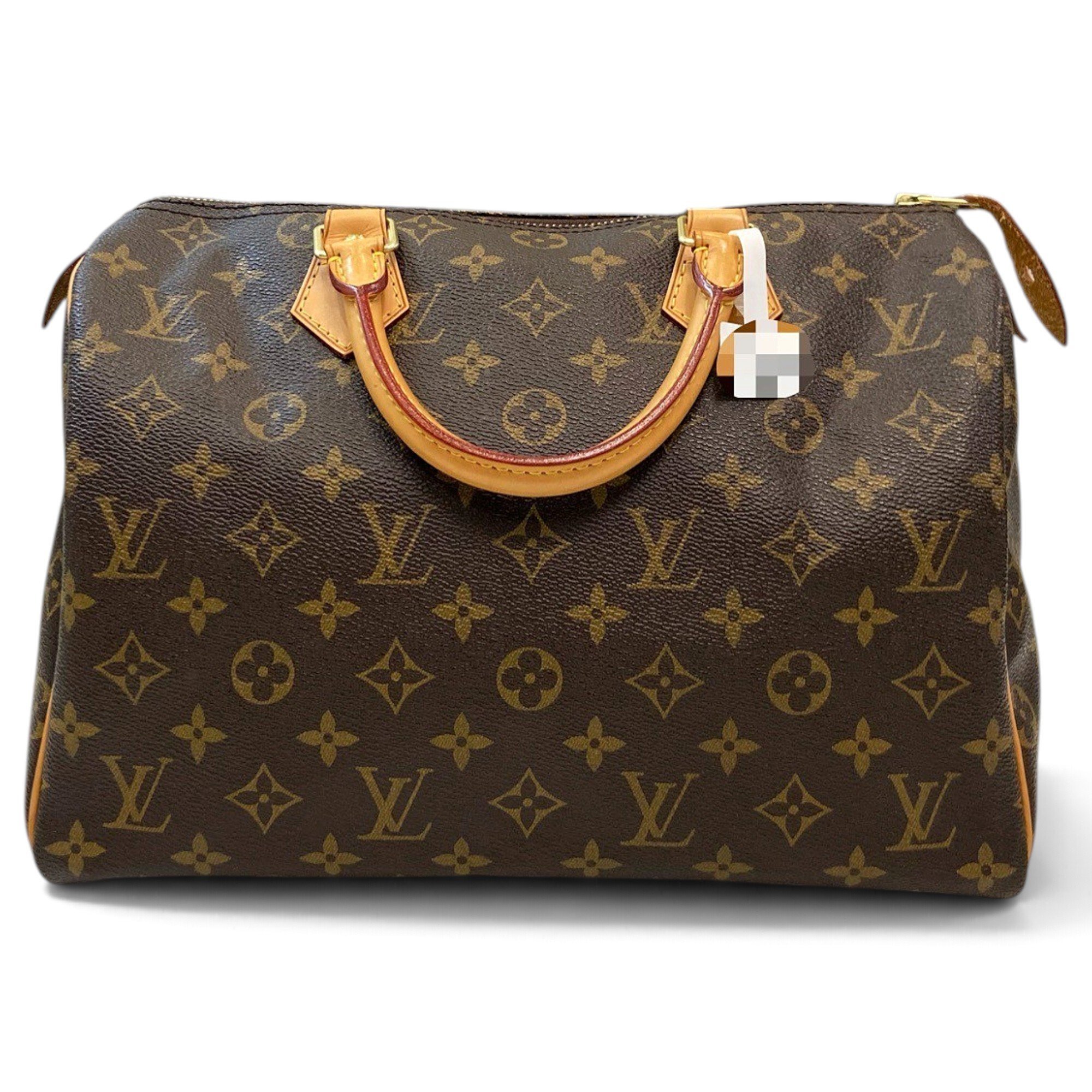 Speedy leather handbag