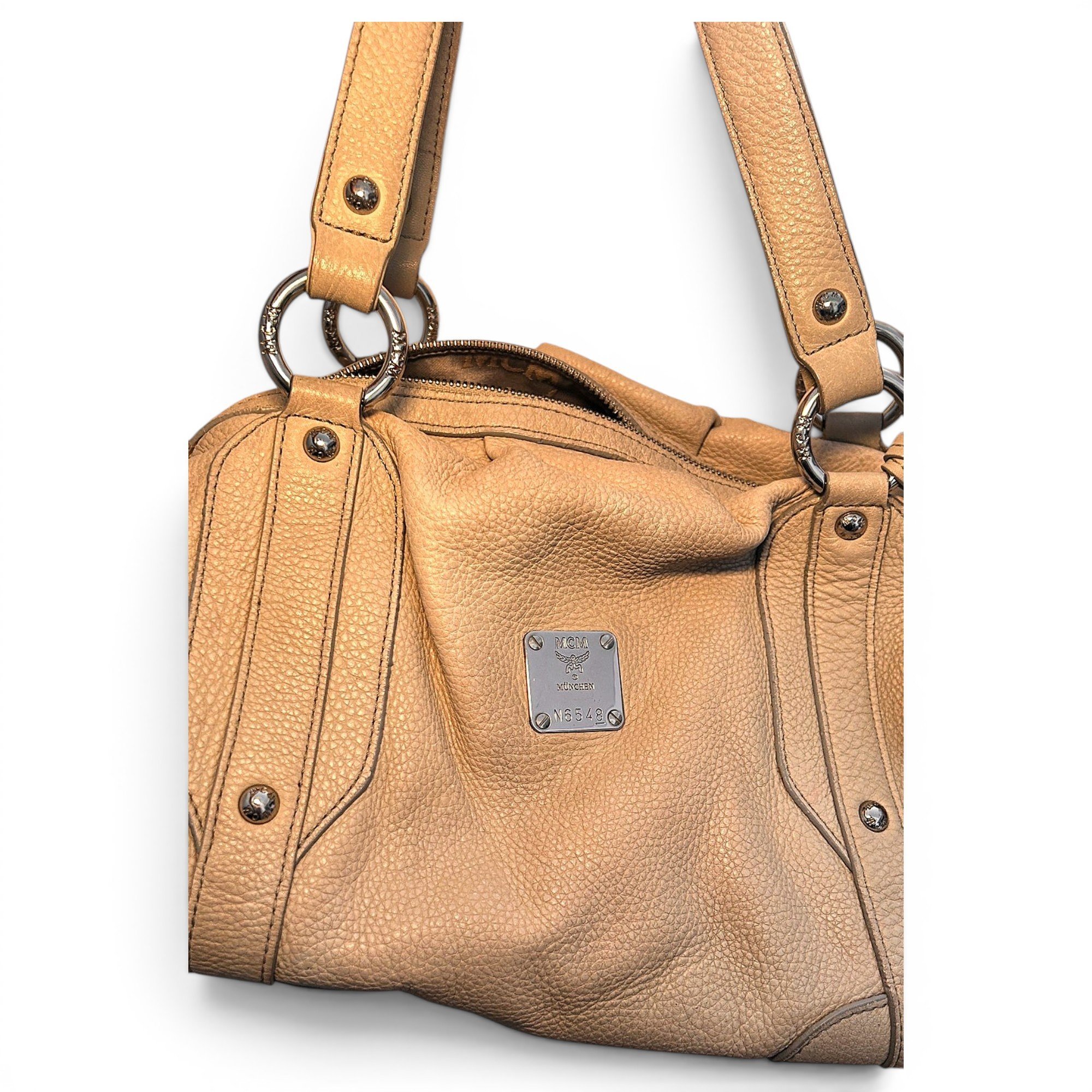 MCM Anya leather handbag