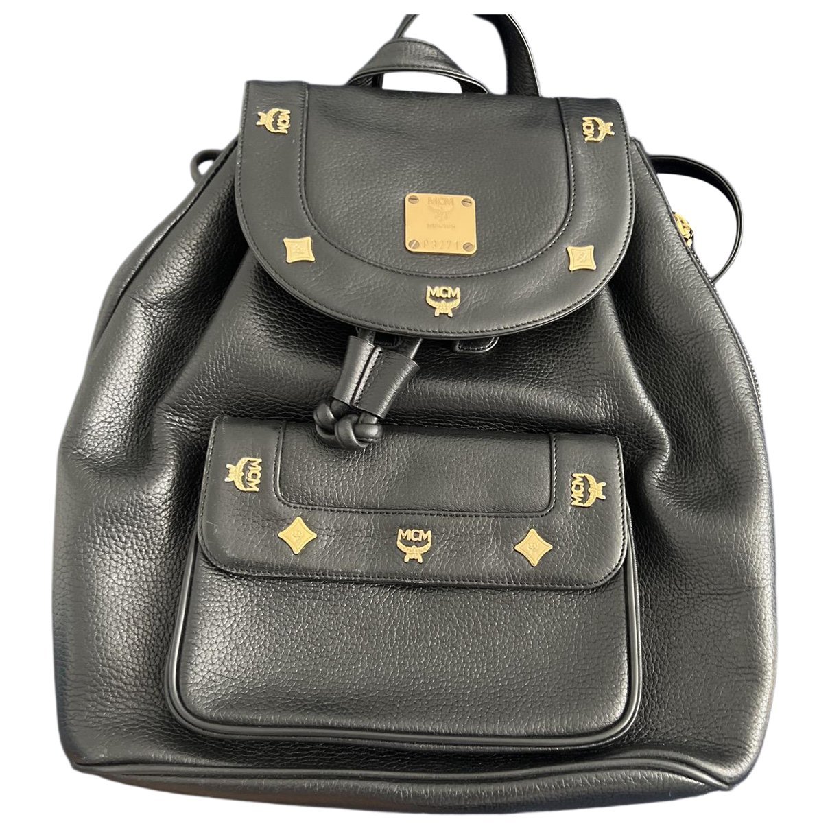 Stark leather backpack