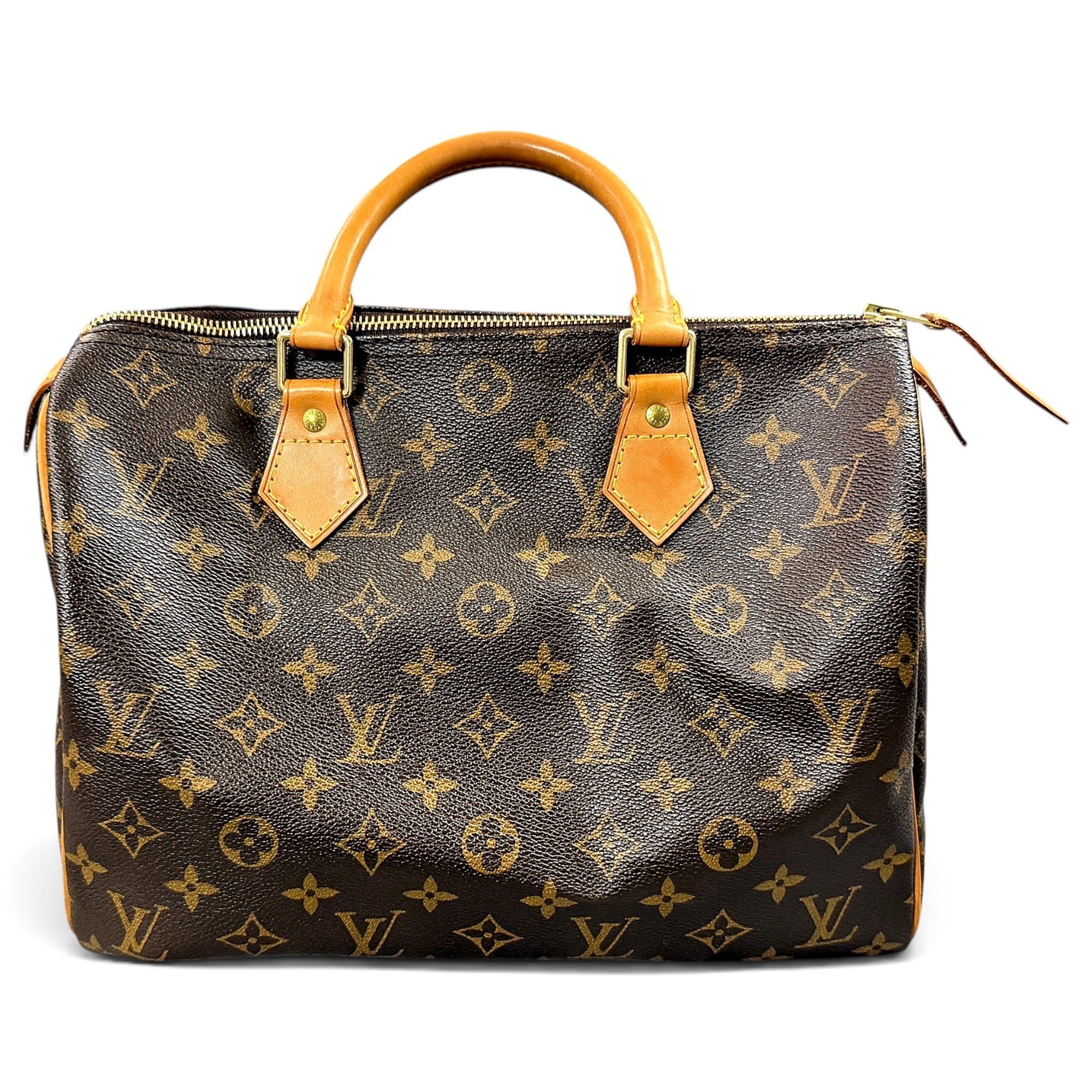 Speedy leather handbag