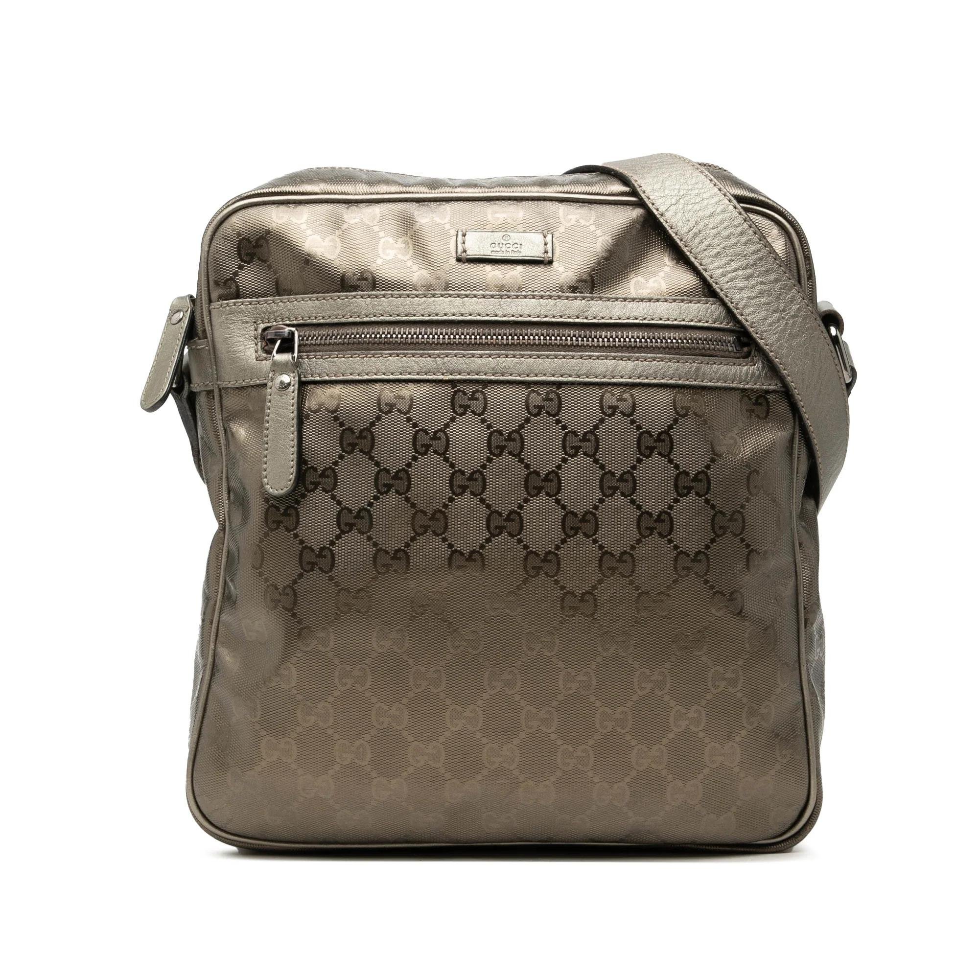 Gucci B leather crossbody bag