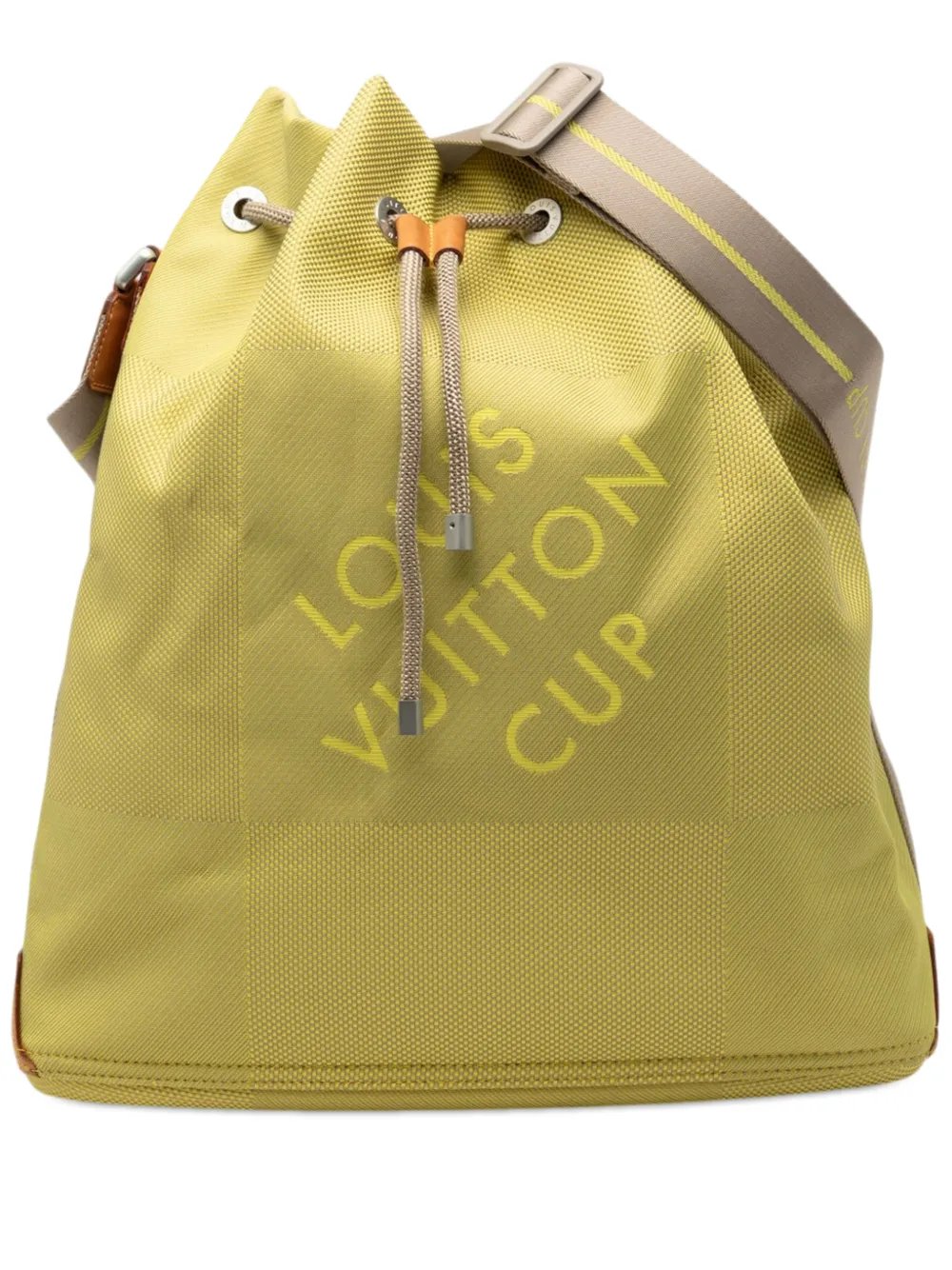 2002 Damier Geant LV Cup Volunteer bucket bag