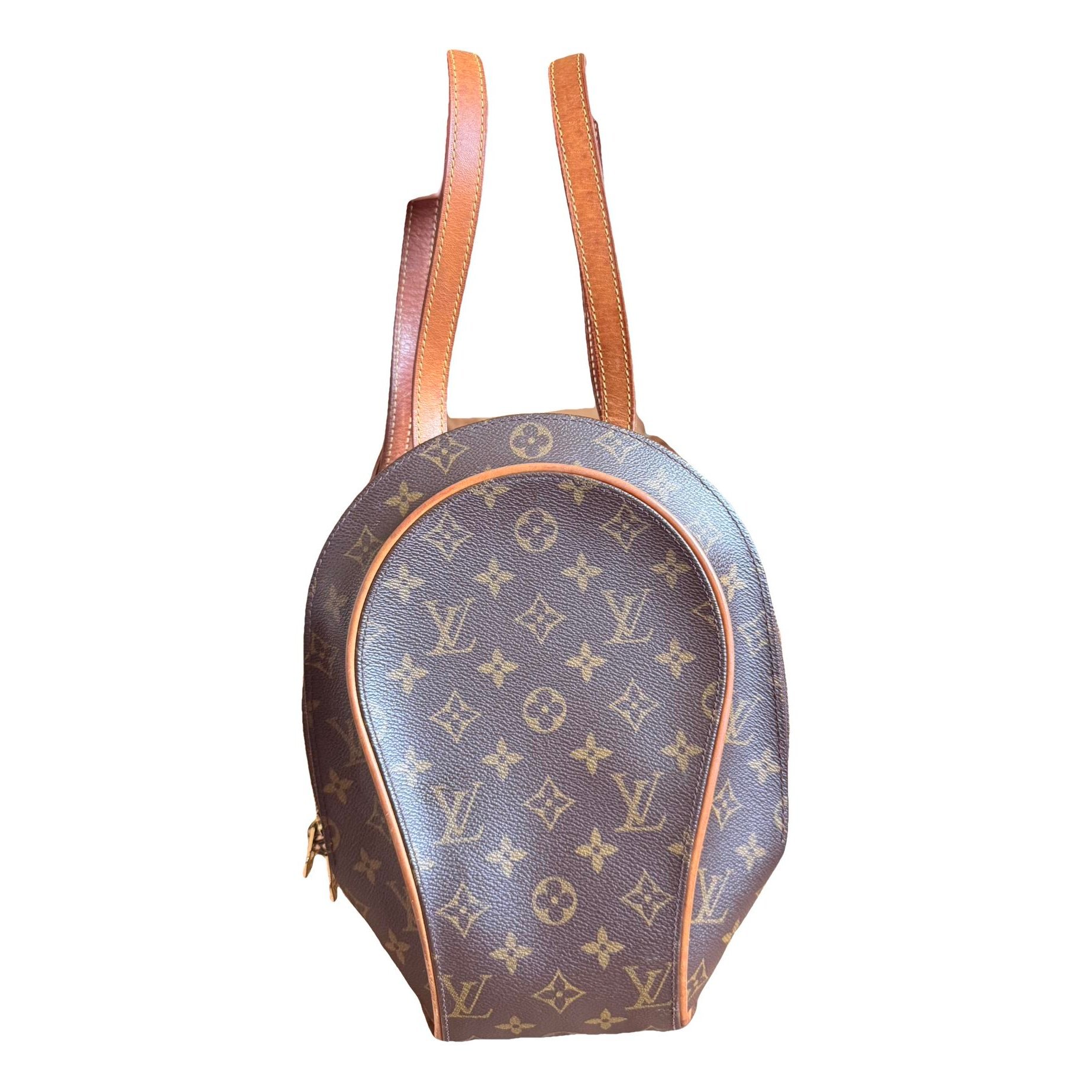 Ellipse leather backpack