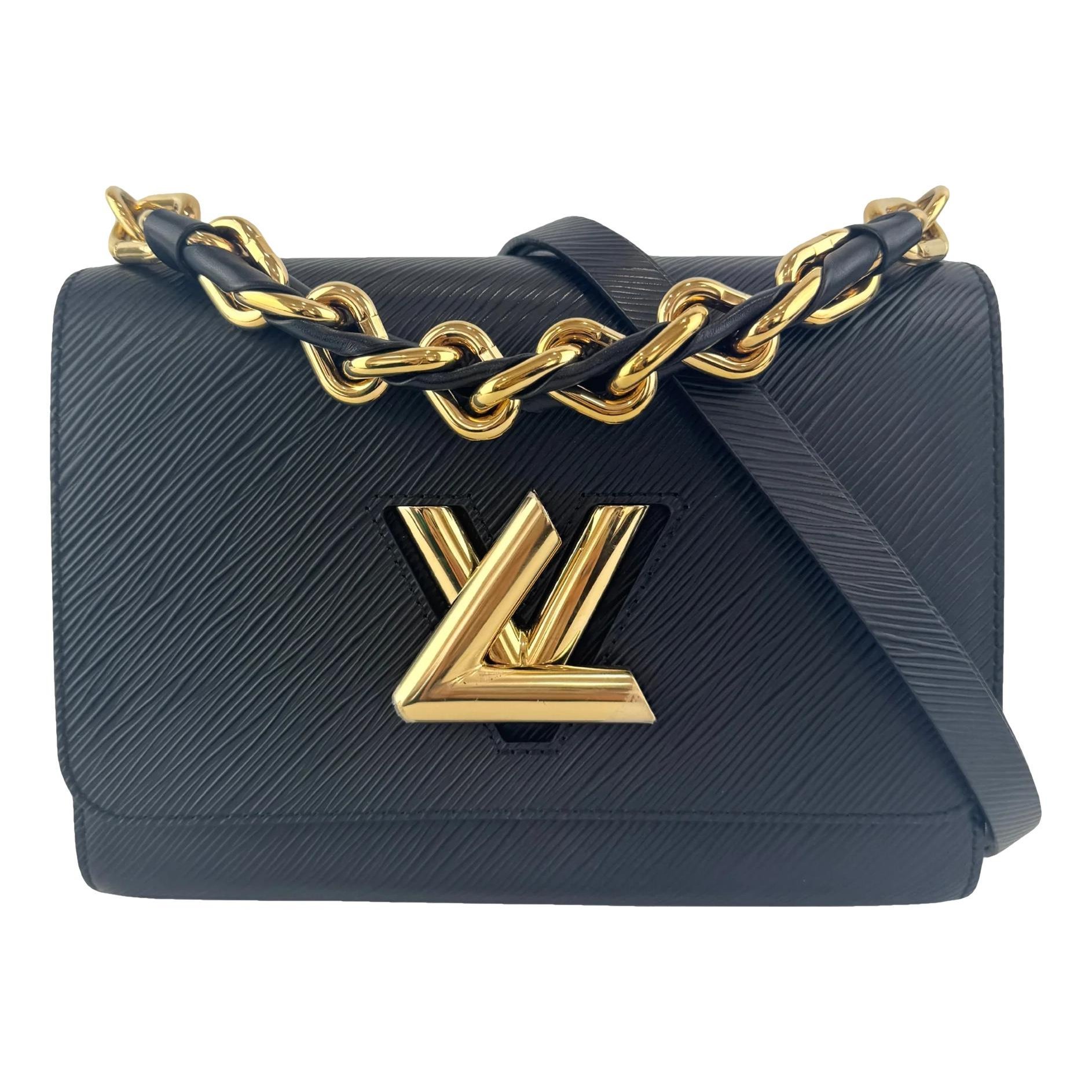Twist leather handbag