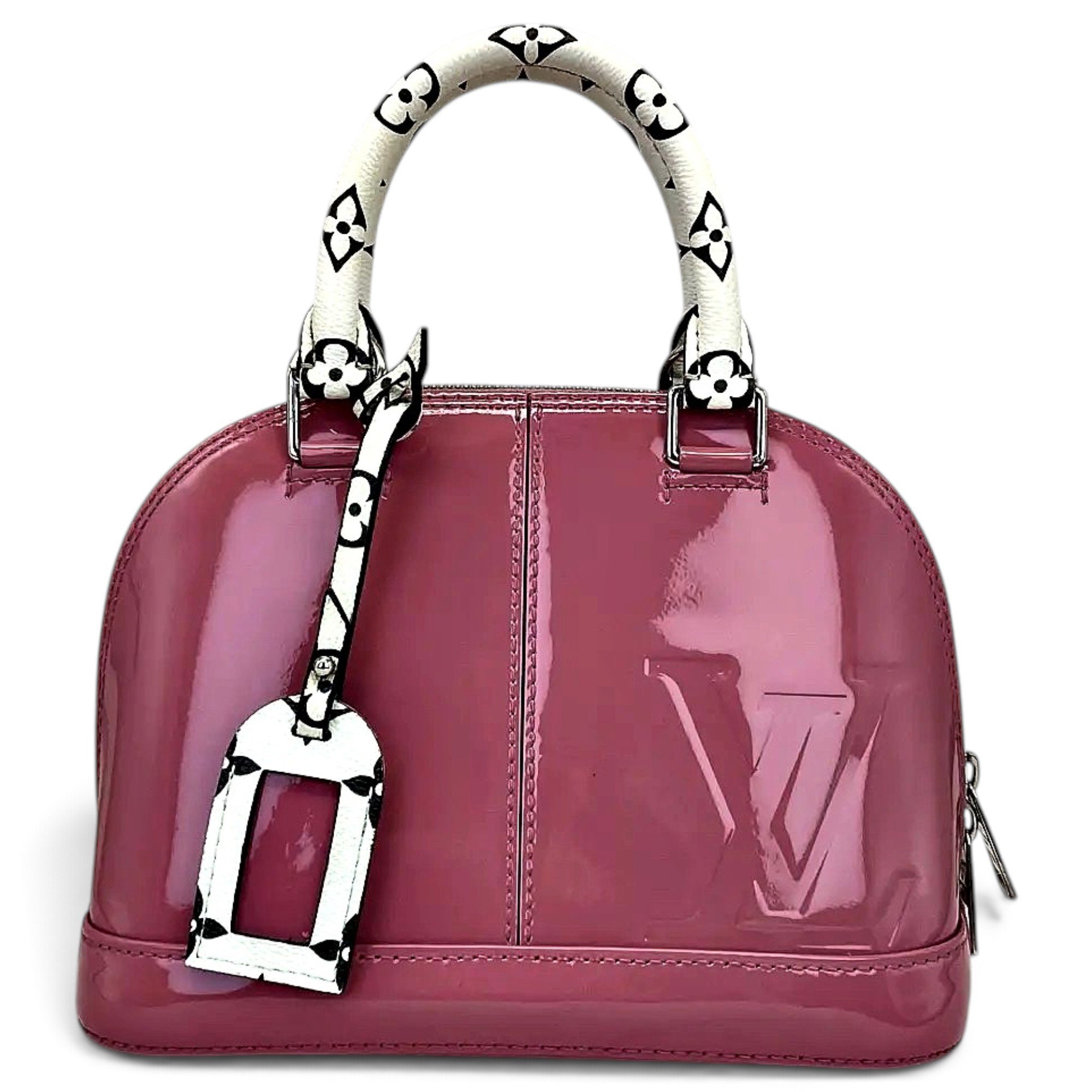 Alma BB patent leather handbag