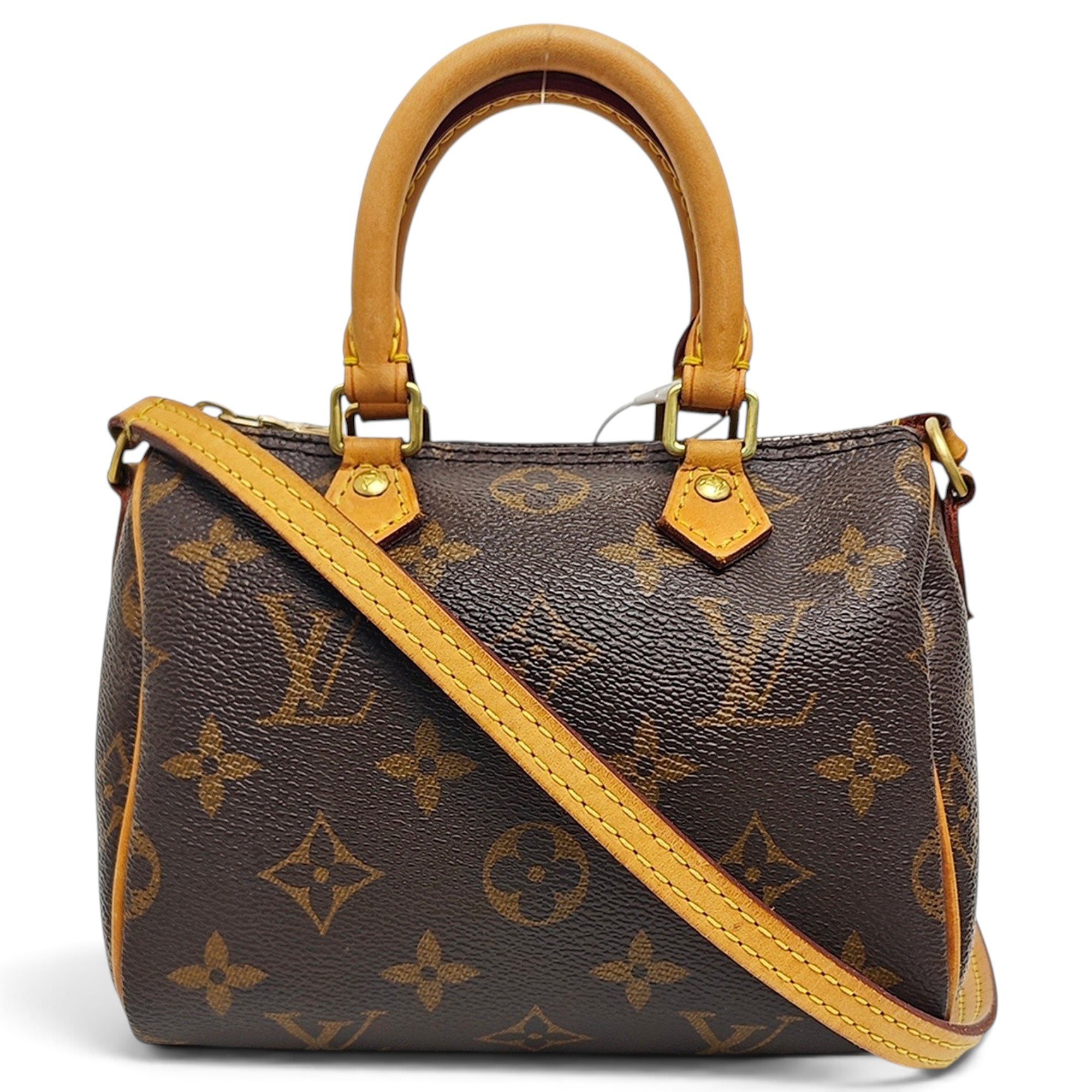 Nano Speedy / Mini HL leather handbag