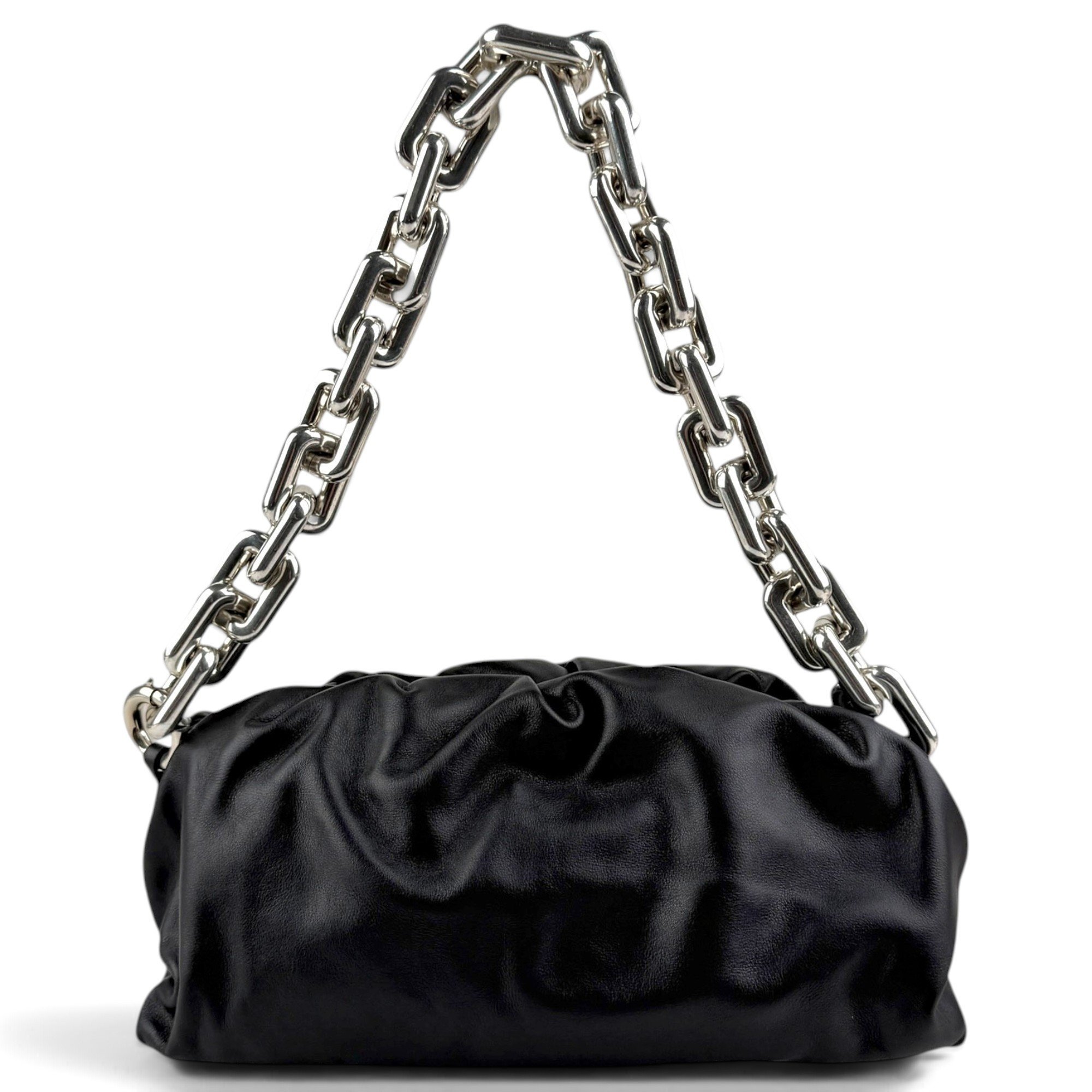 Chain Pouch leather handbag