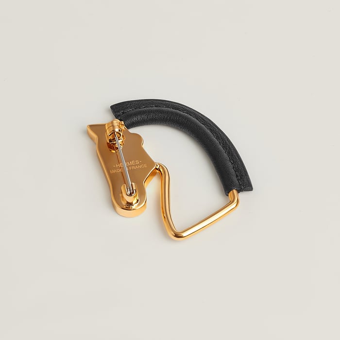 Noir Cheval Brooch