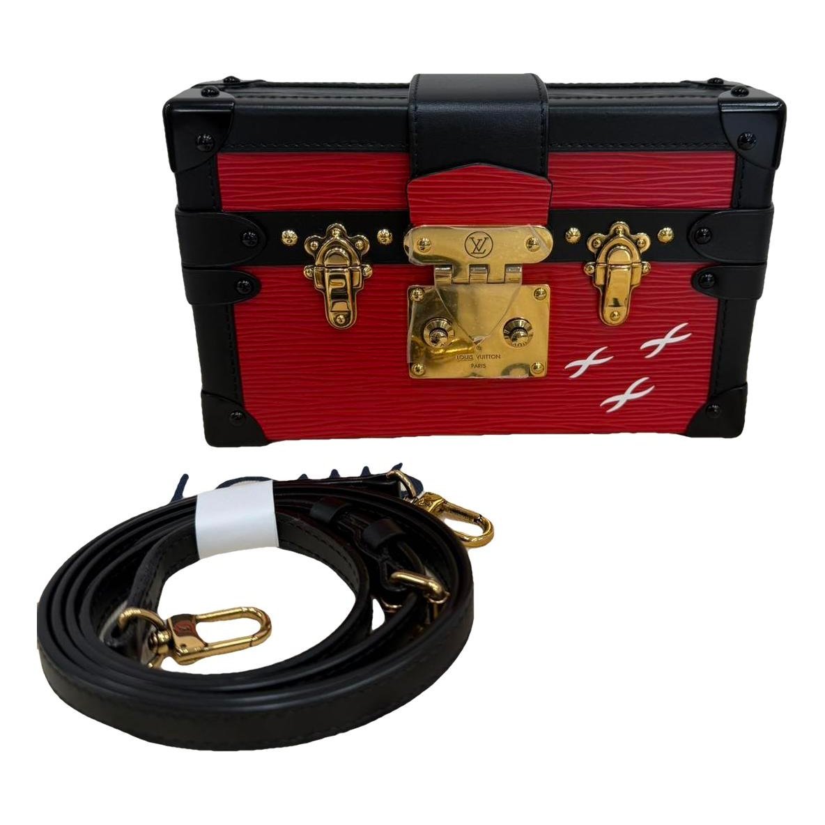 Louis Vuitton Petite Malle leather crossbody bag