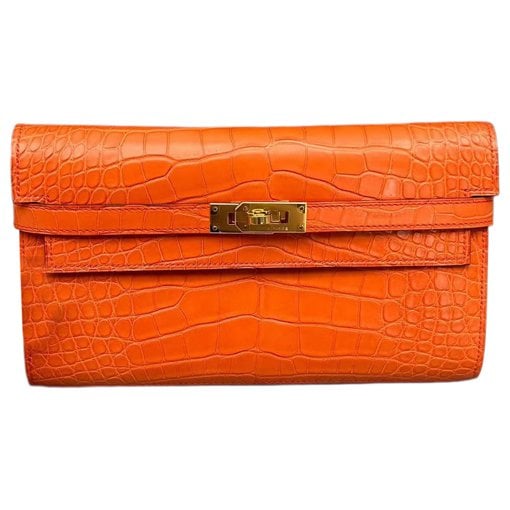 Kelly to go leather clutch bag