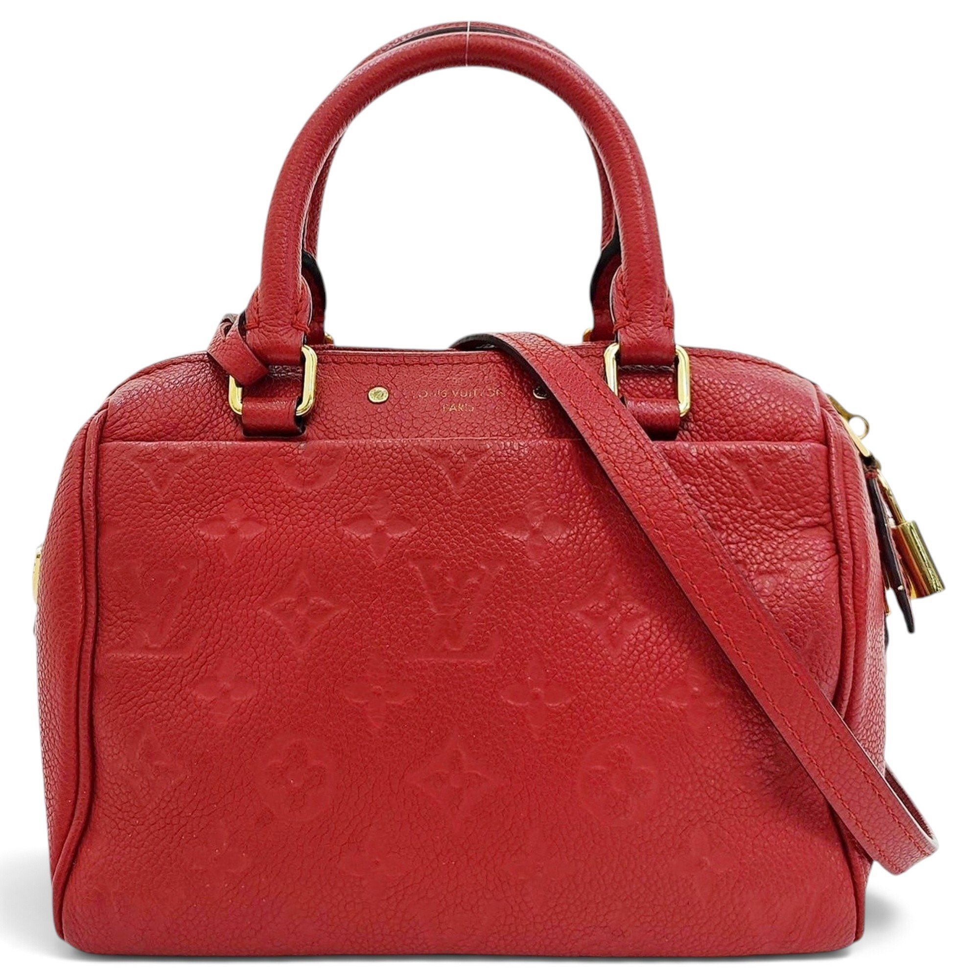 Nano Speedy / Mini HL leather handbag