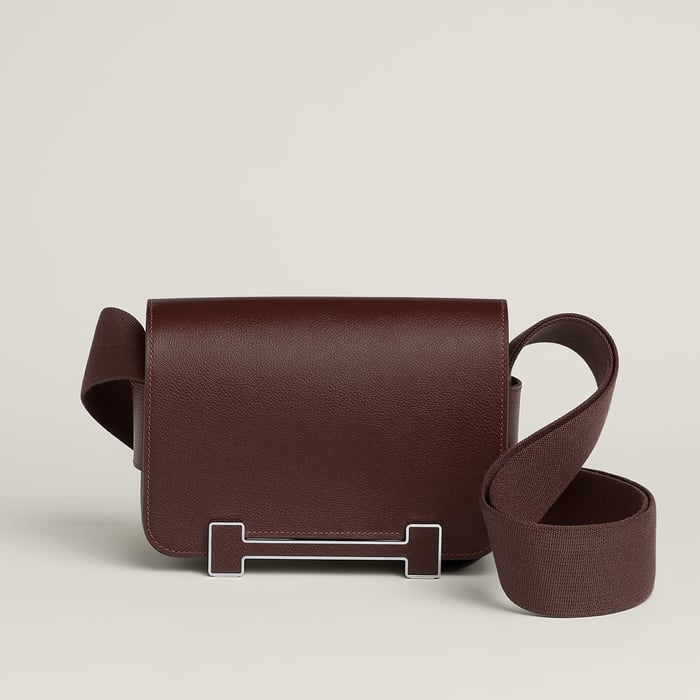 Rouge Sellier Hermès Geta Bag