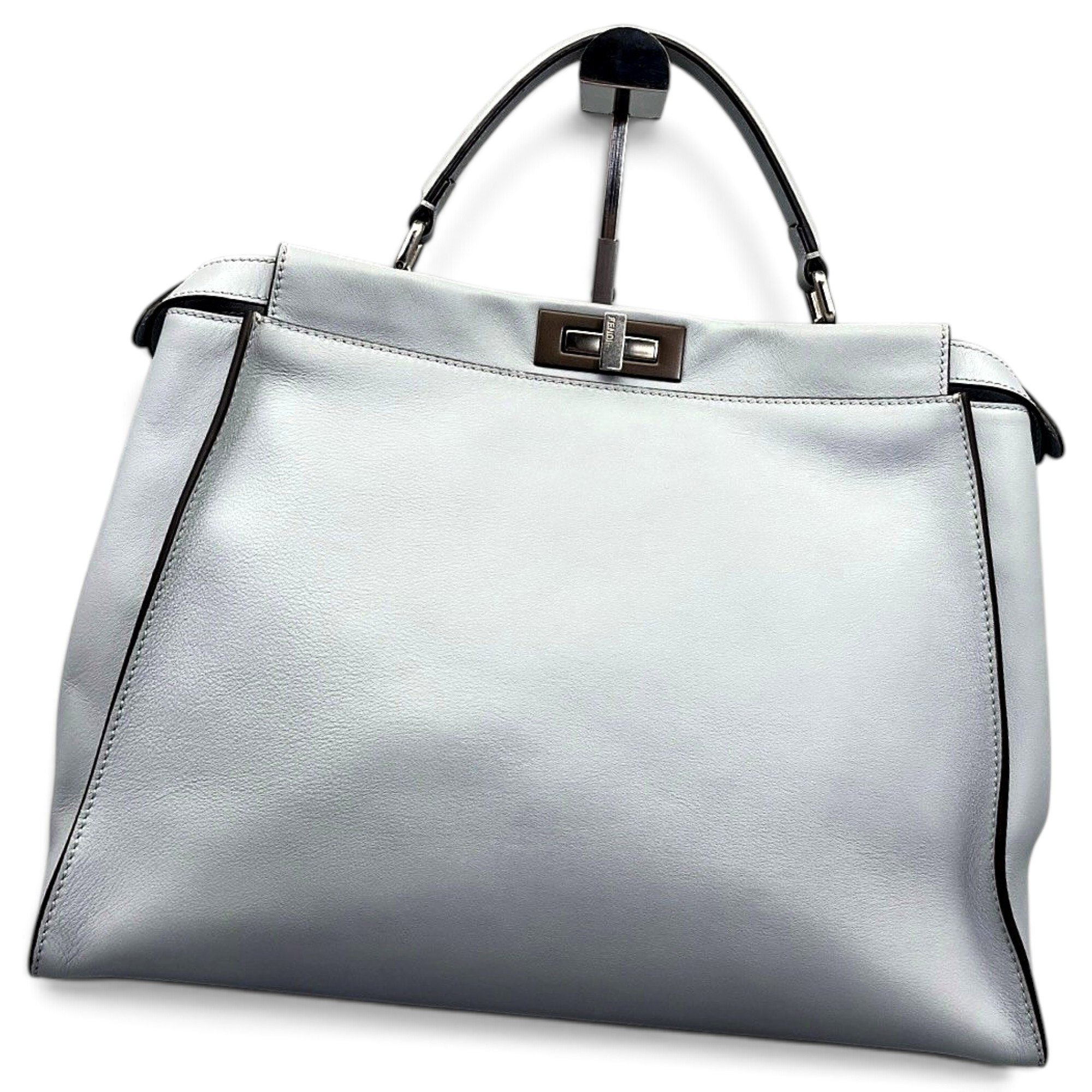 Peekaboo leather handbag