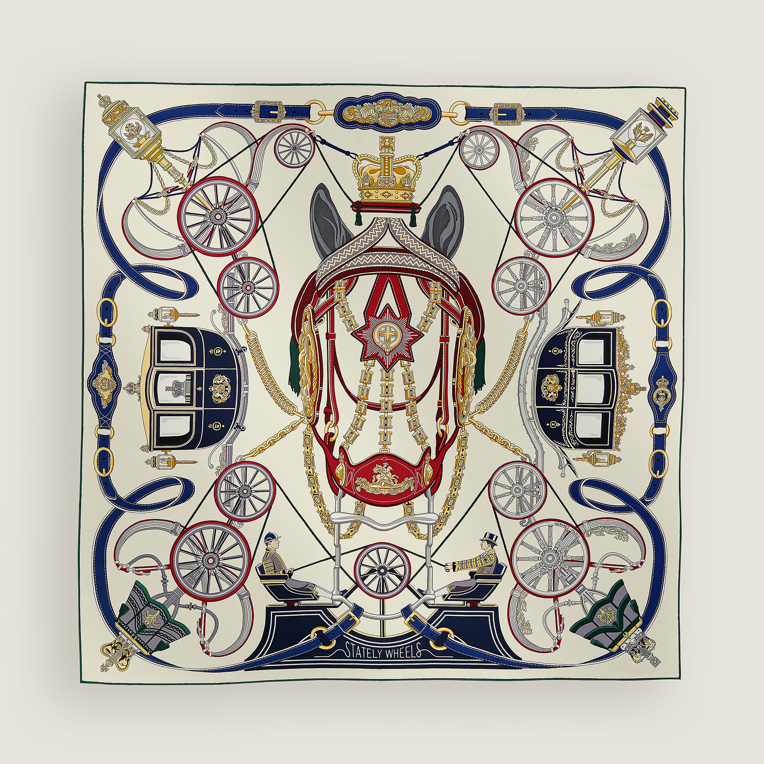 Stately Wheels scarf 90
