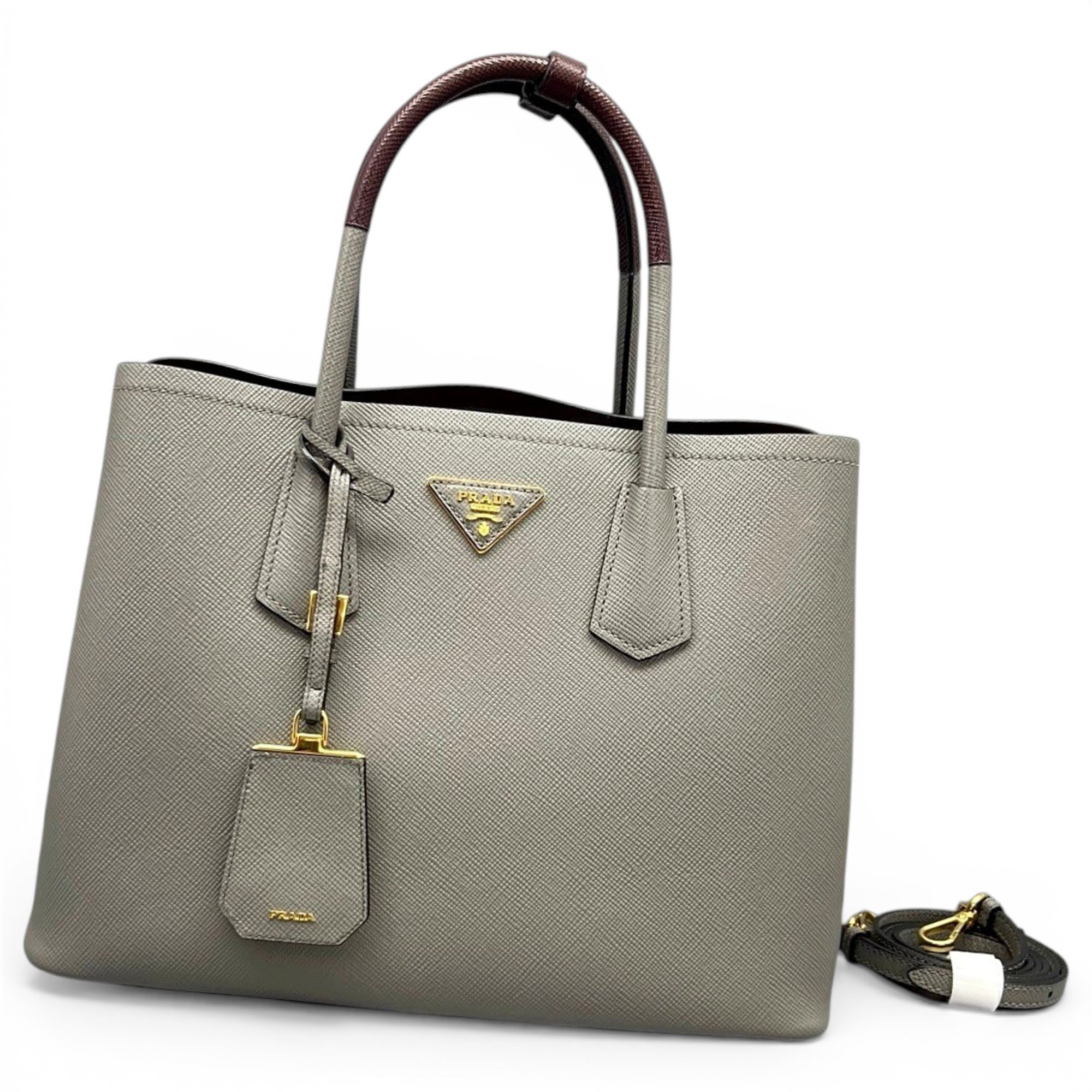 Prada Double leather handbag