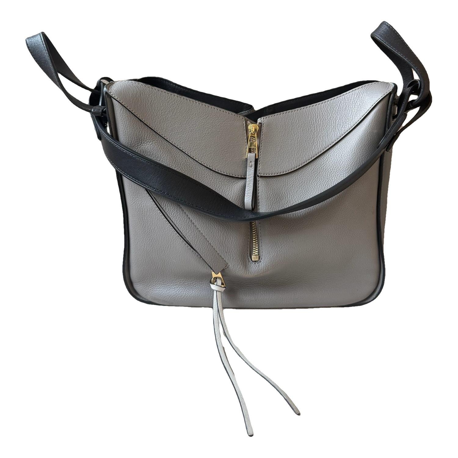 Hammock leather handbag
