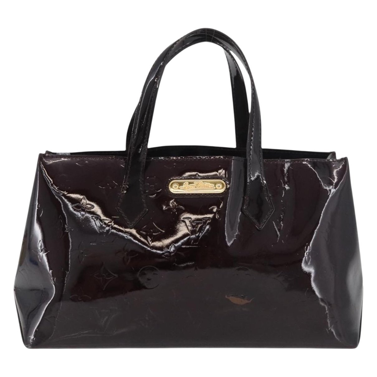 Wilshire patent leather handbag