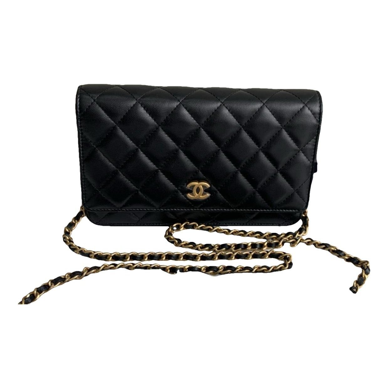 Wallet On Chain Timeless/Classique leather crossbody bag