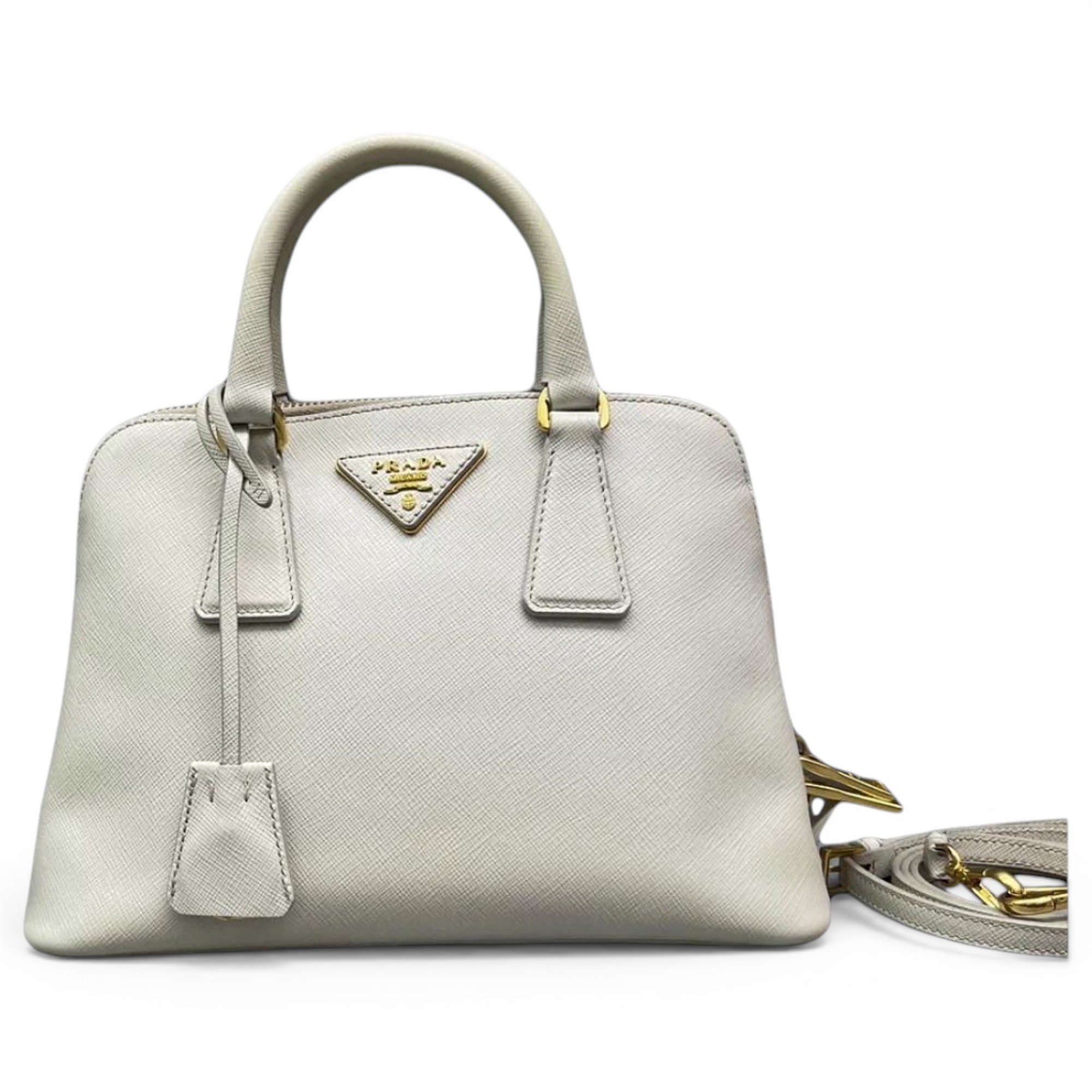 Promenade leather handbag