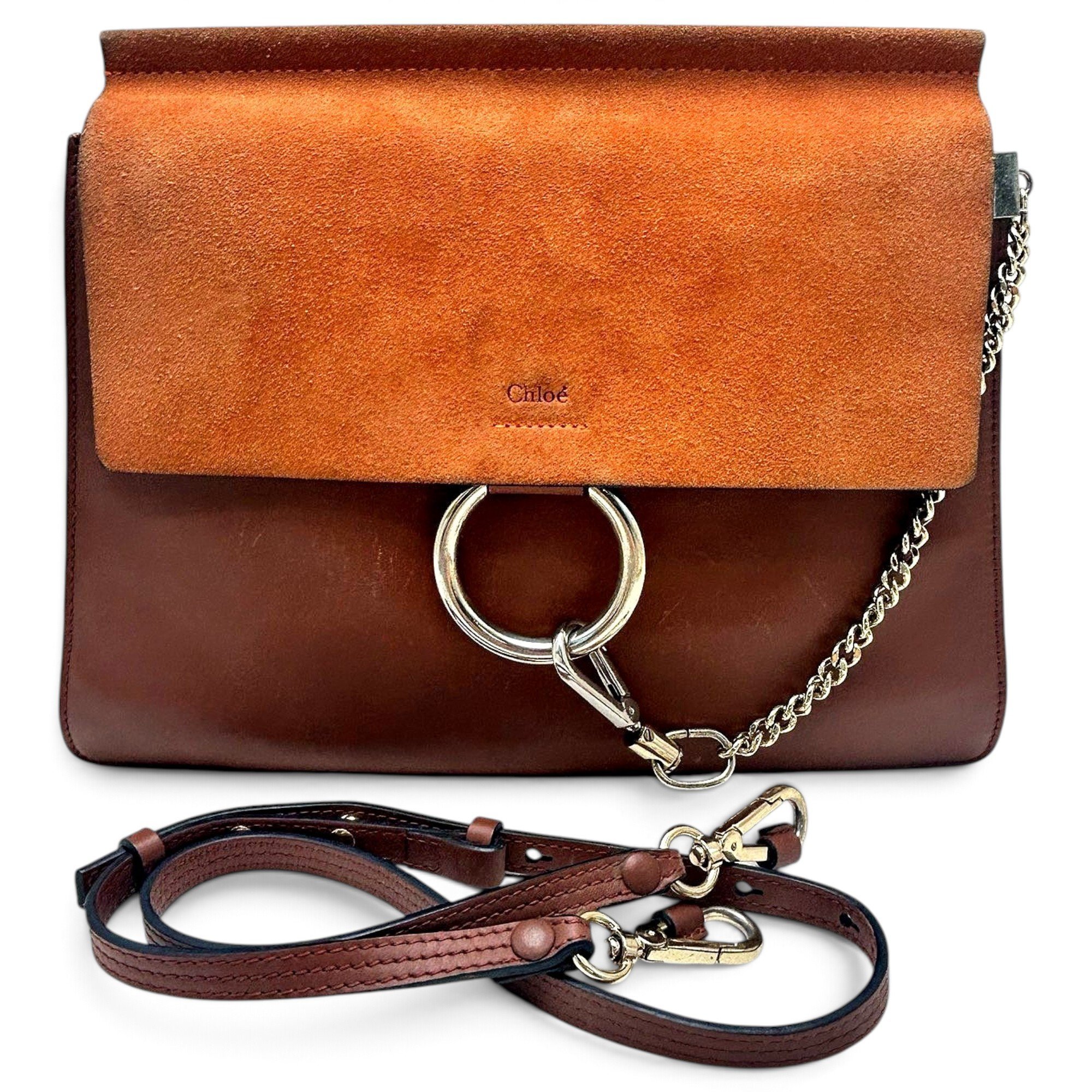 Faye leather handbag