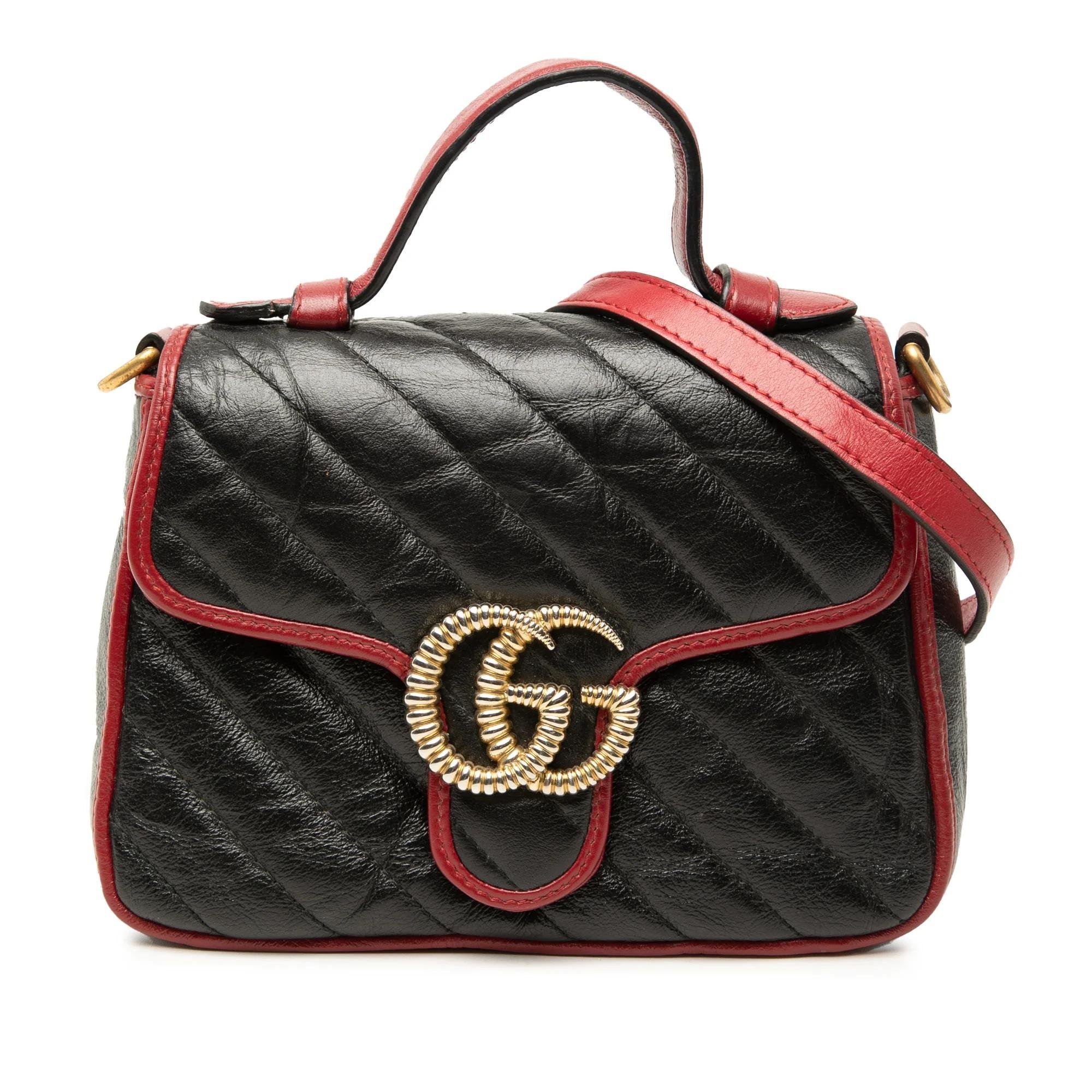 GG Marmont pony-style calfskin handbag