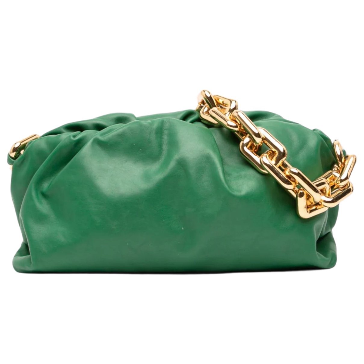 Chain Pouch leather handbag