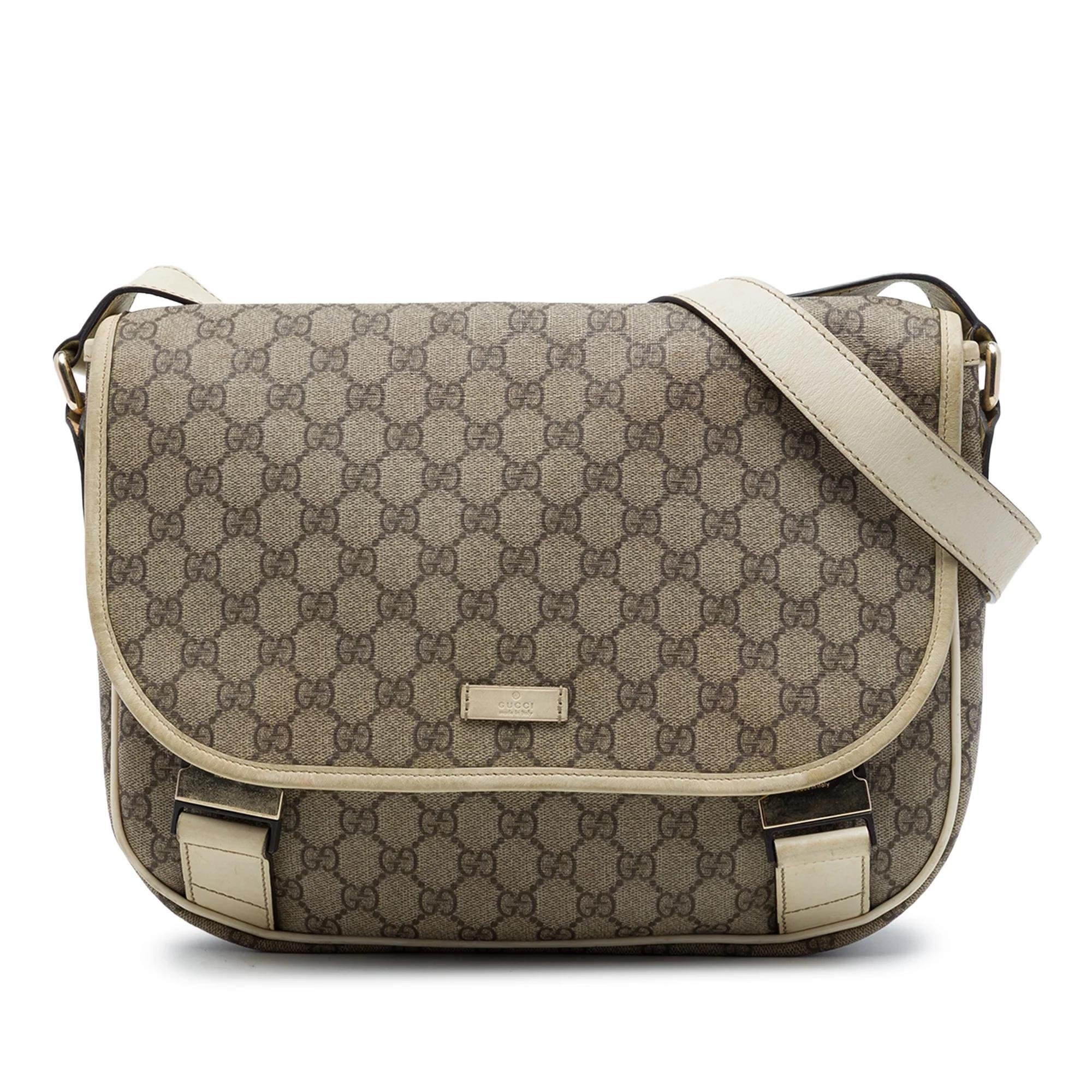 Gucci B leather crossbody bag