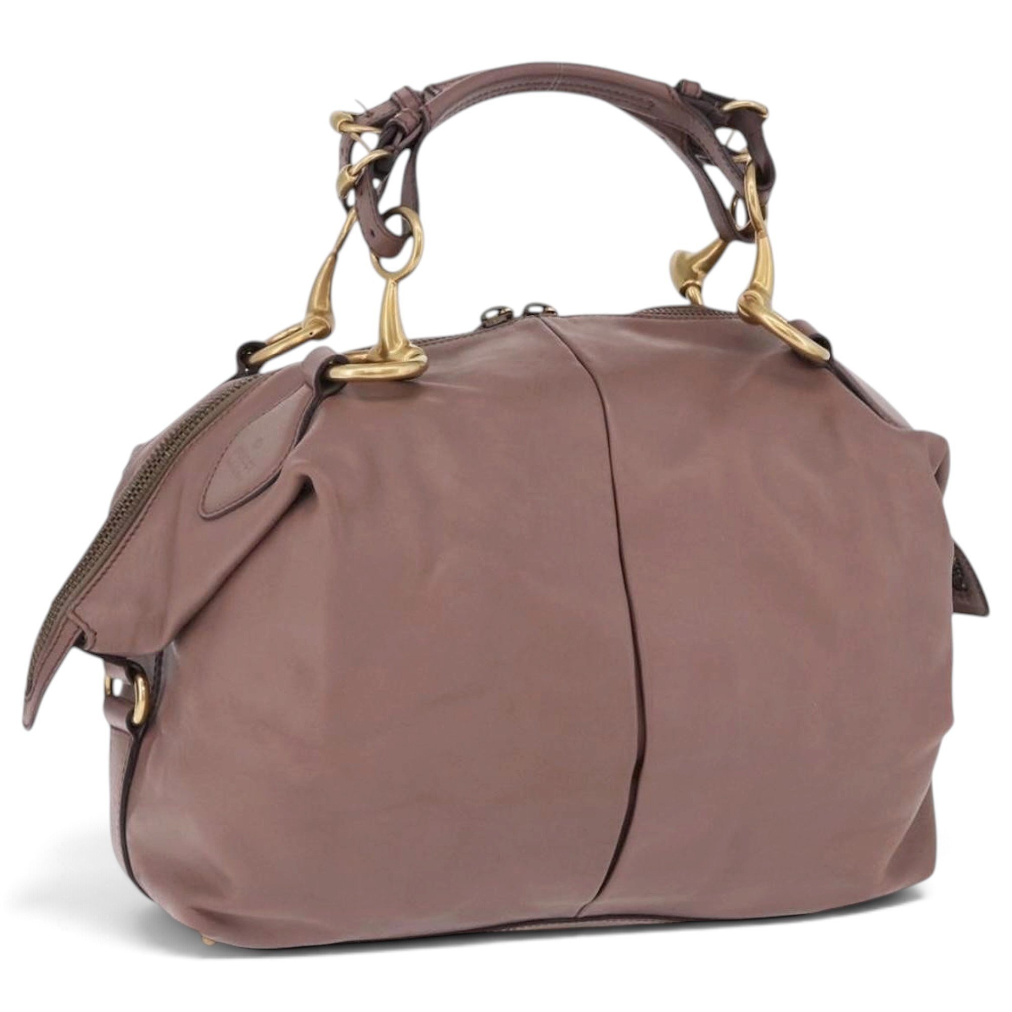 Leather handbag