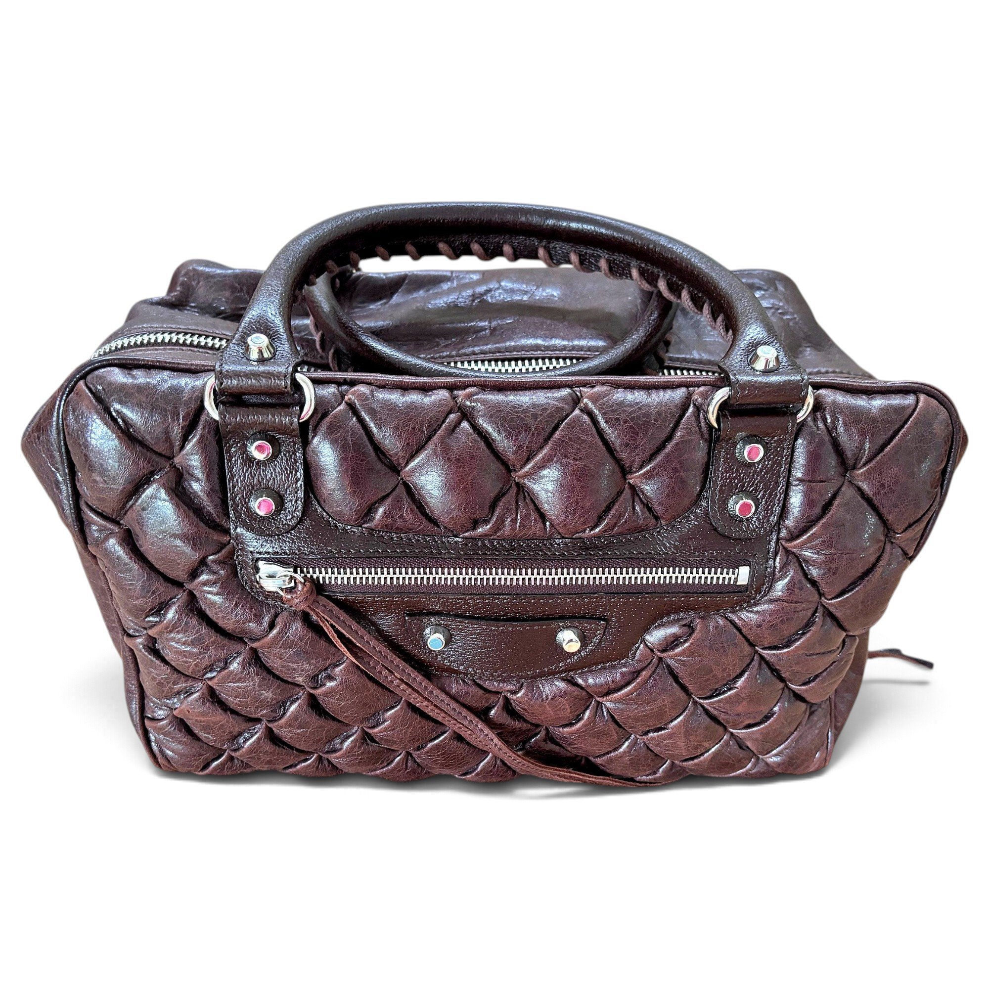 Leather handbag