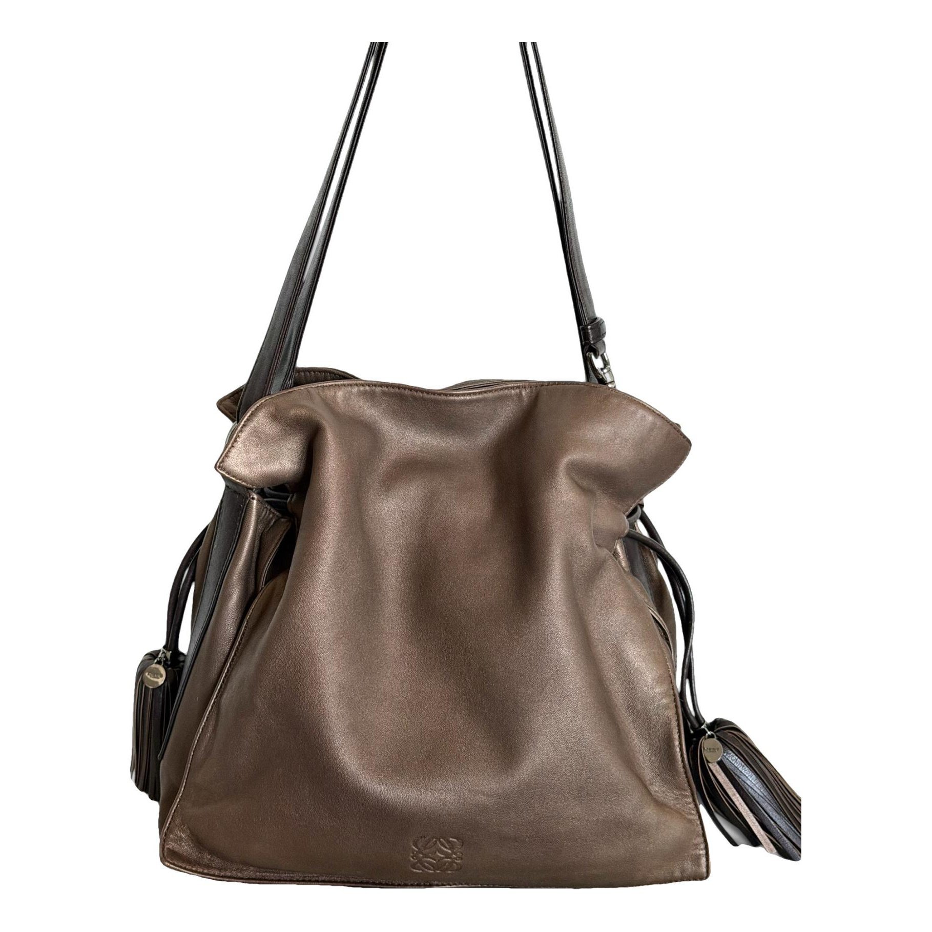 Flamenco leather handbag