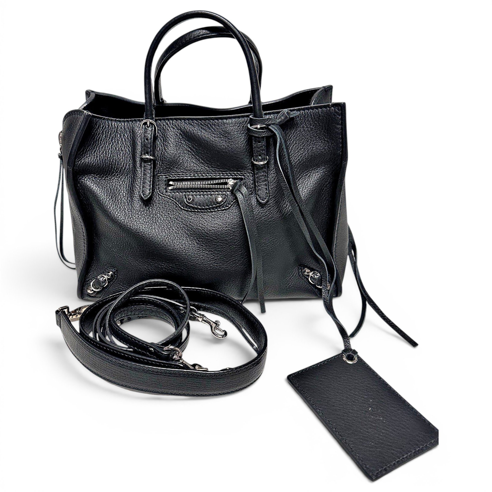 Papier leather tote