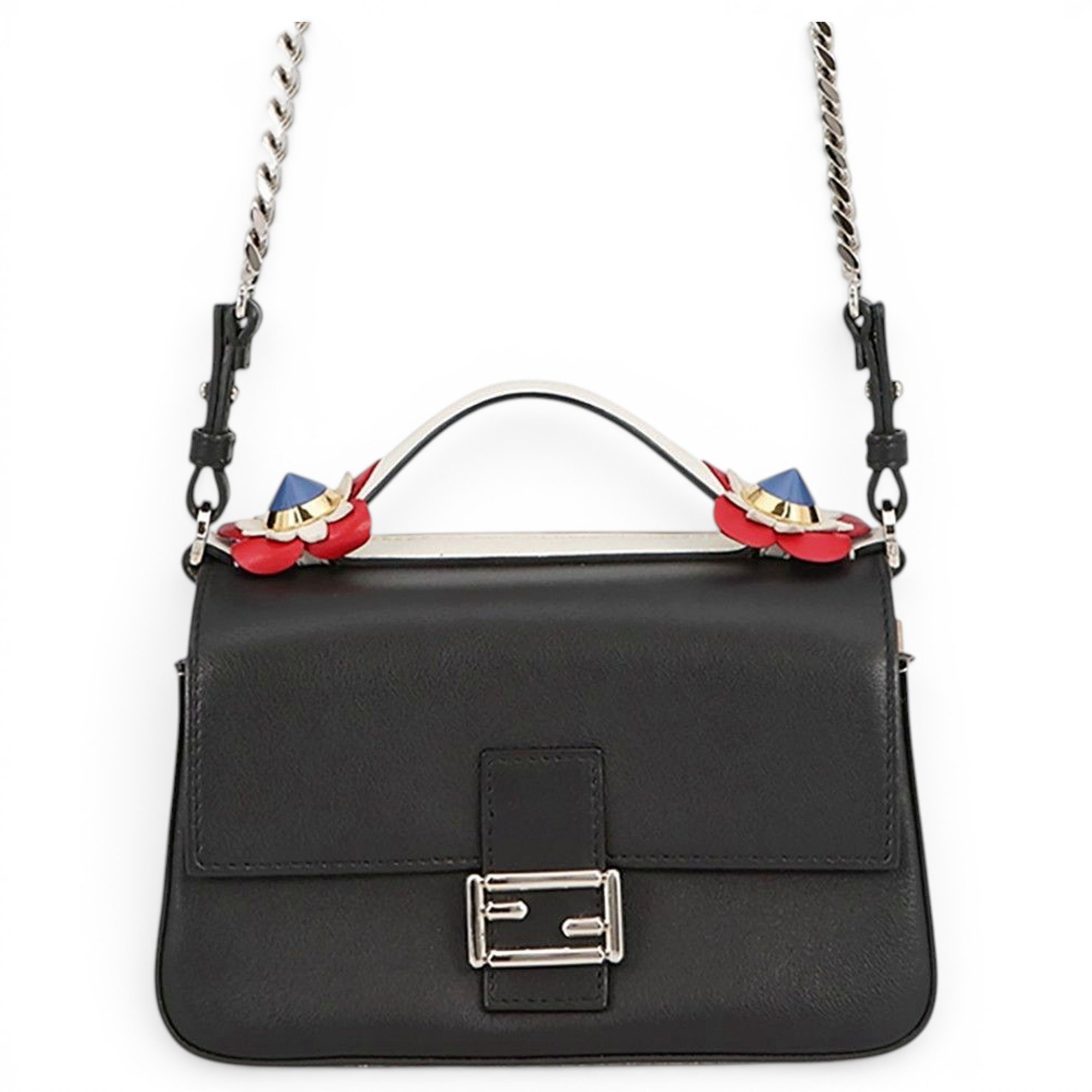 Baguette leather handbag