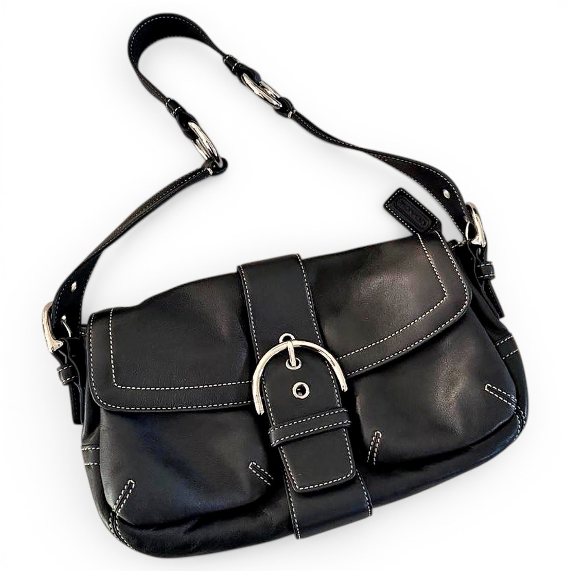Leather handbag