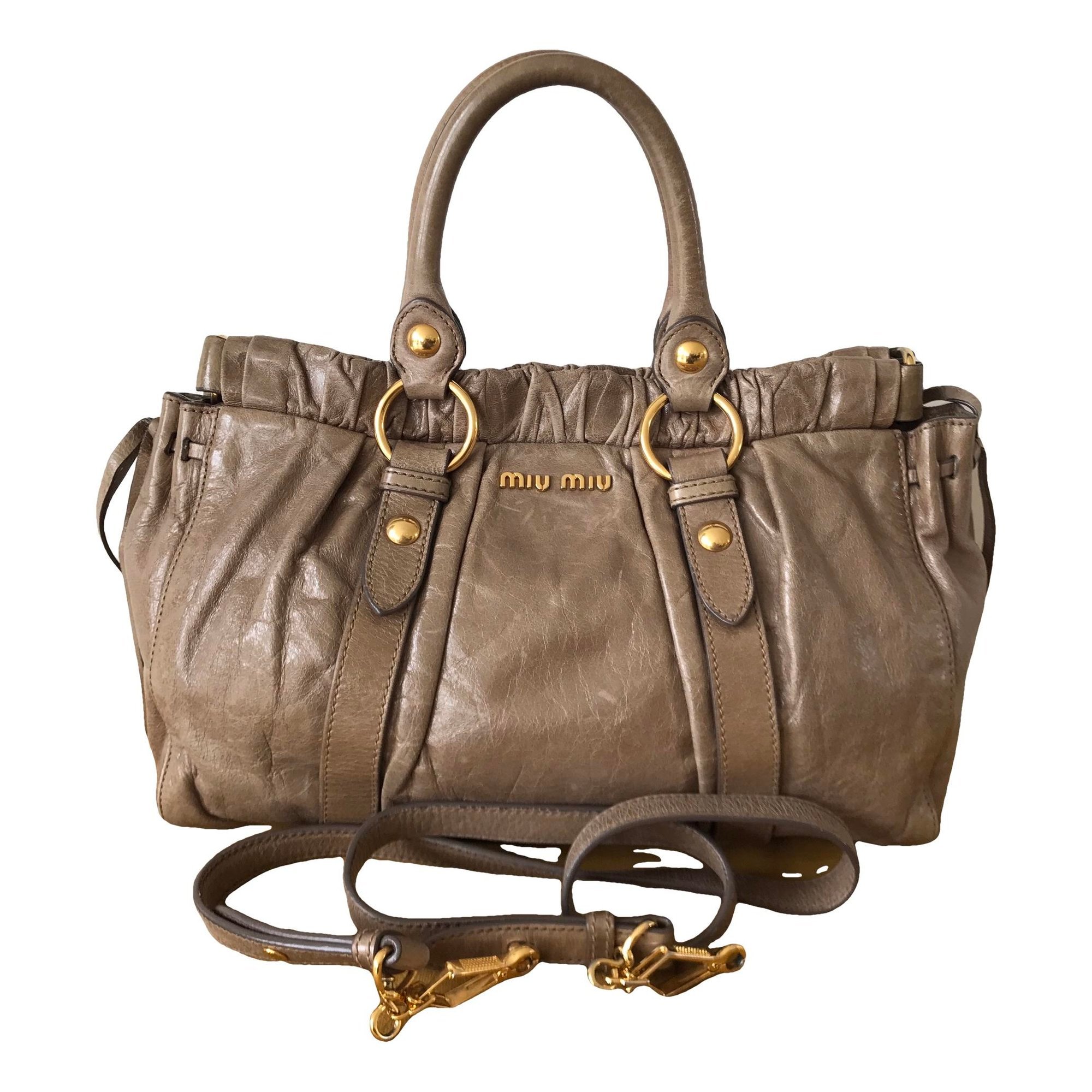 Vitello leather handbag