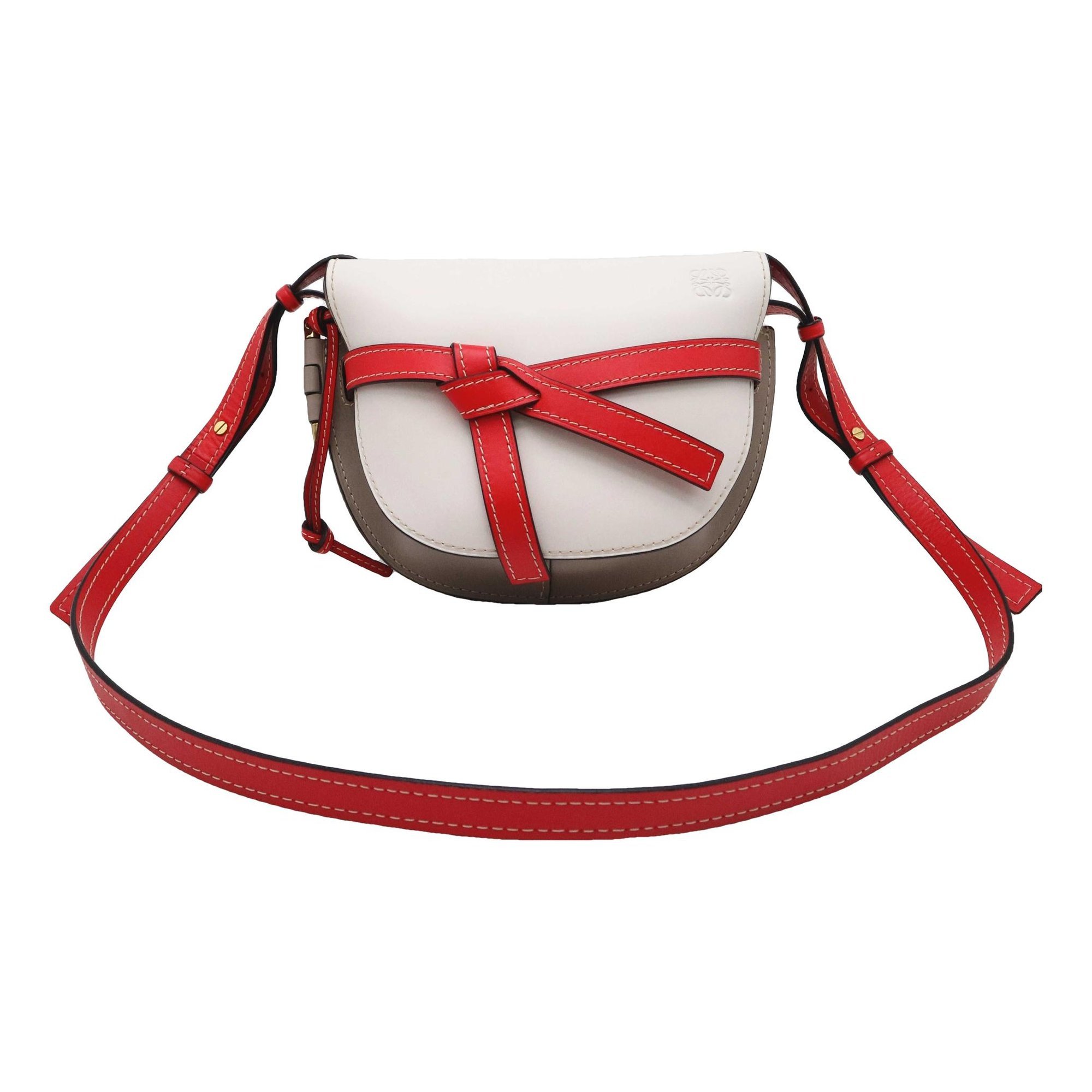 Gate leather crossbody bag