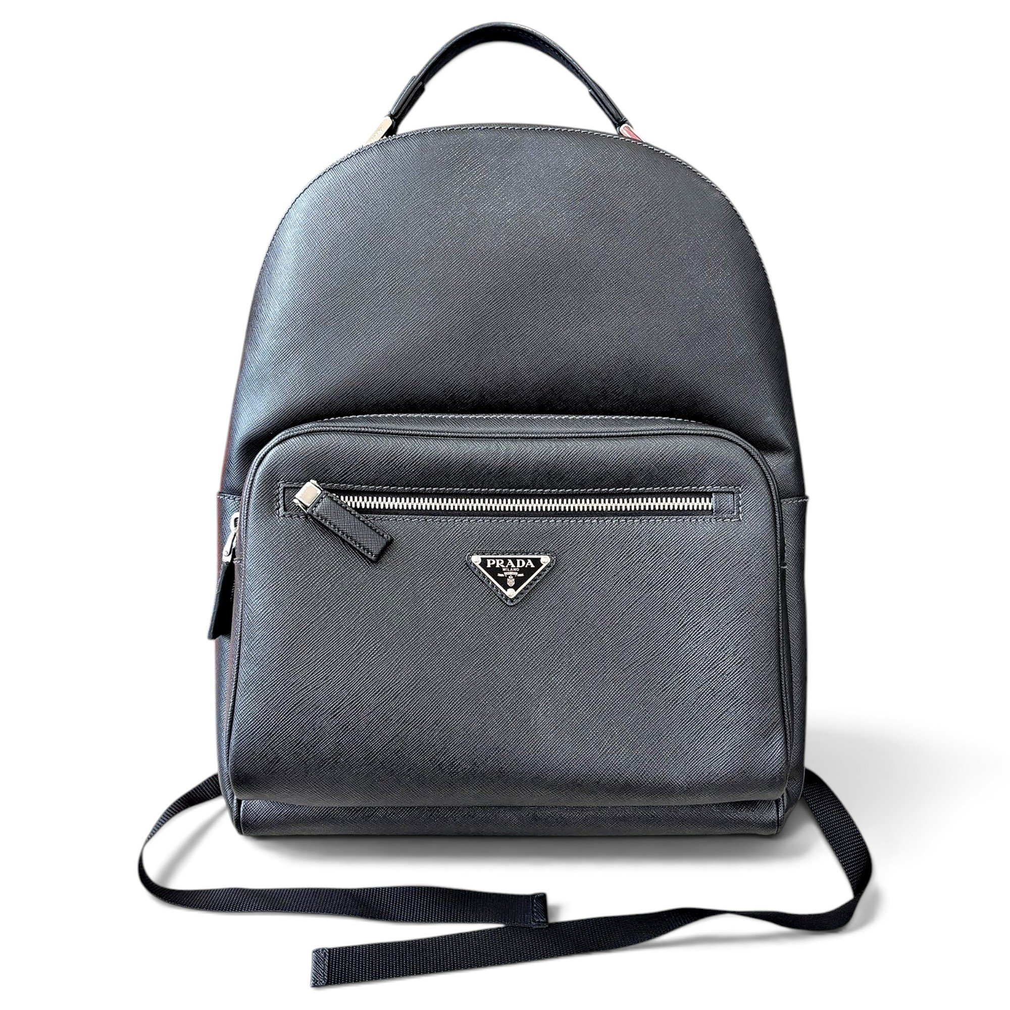 Leather backpack