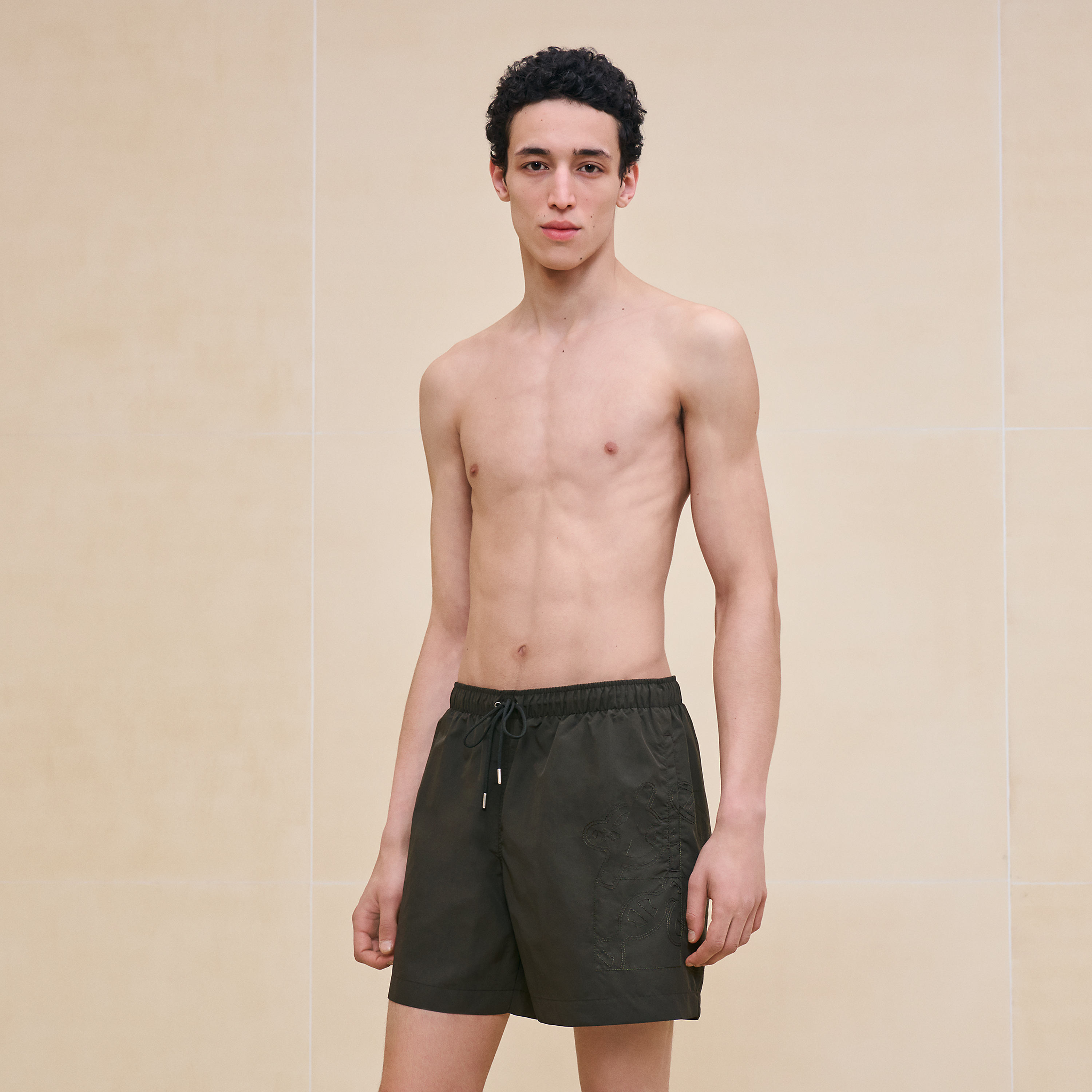 "Metallerie au Carre" swim trunks