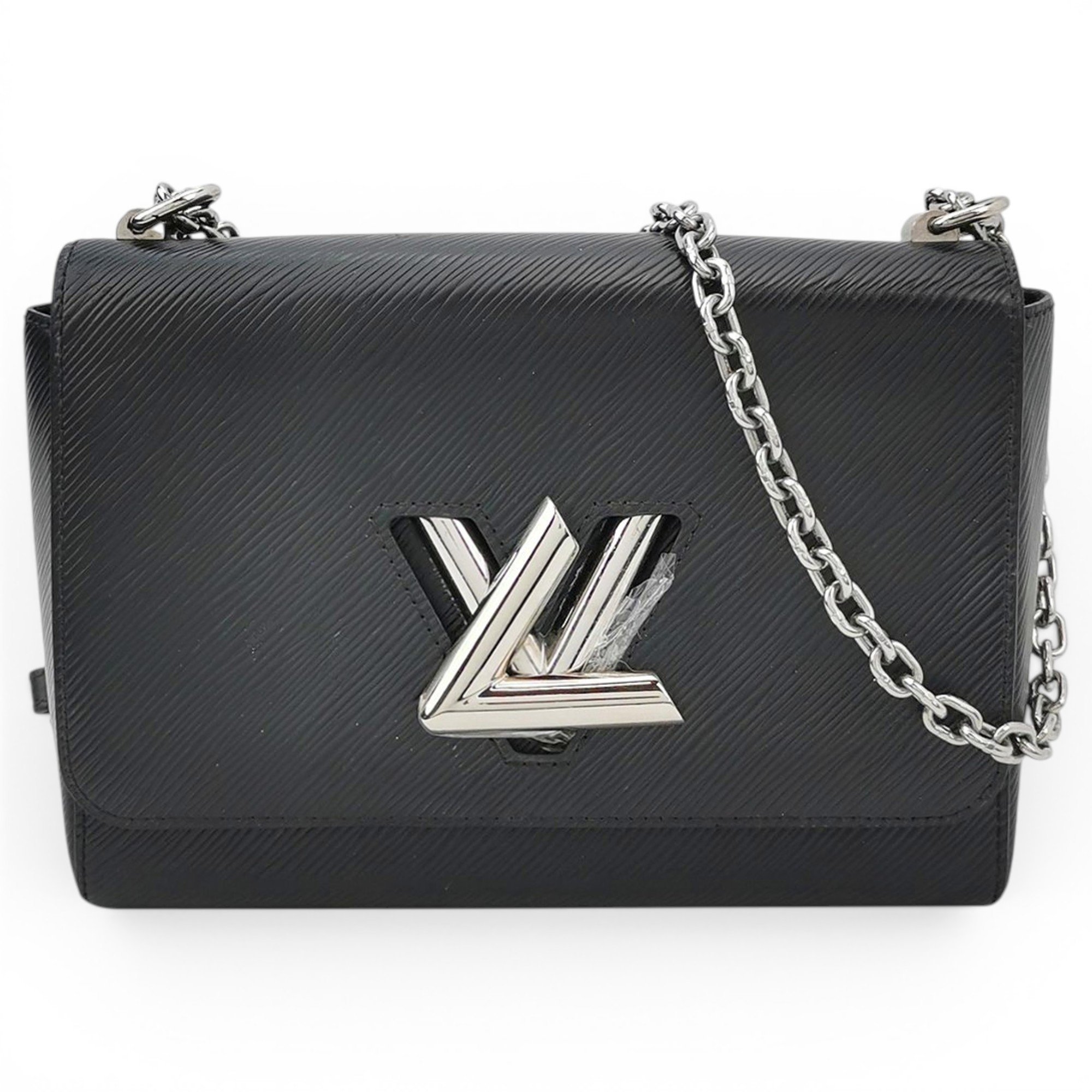 Twist leather handbag