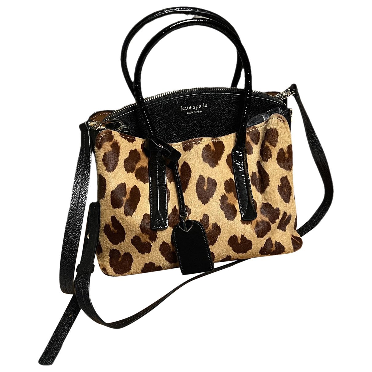 Faux fur satchel