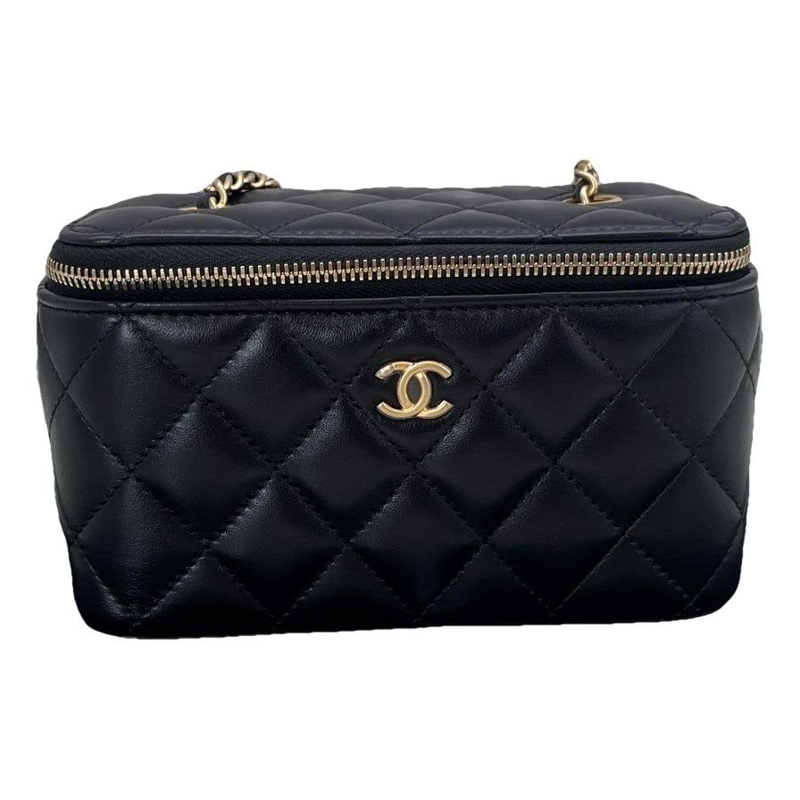 Vanity leather handbag