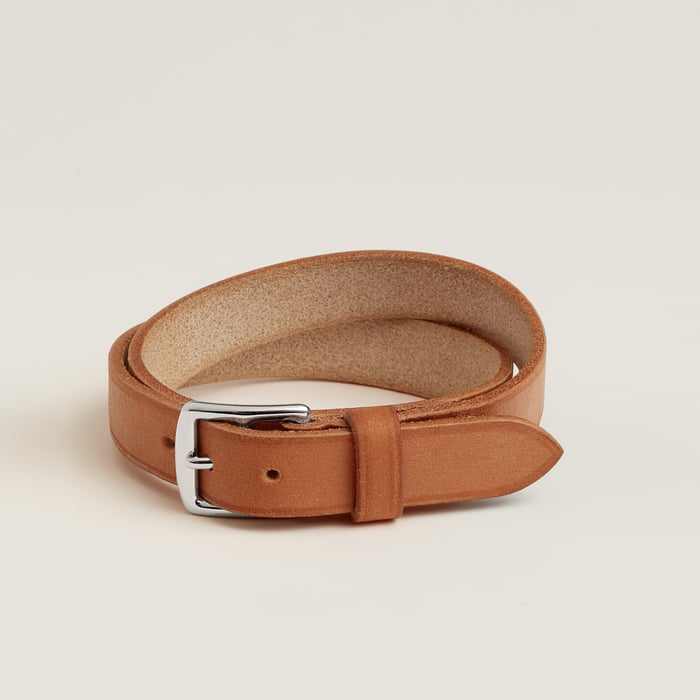 Naturel Sable Etriviere Double Tour Bracelet, Small Model