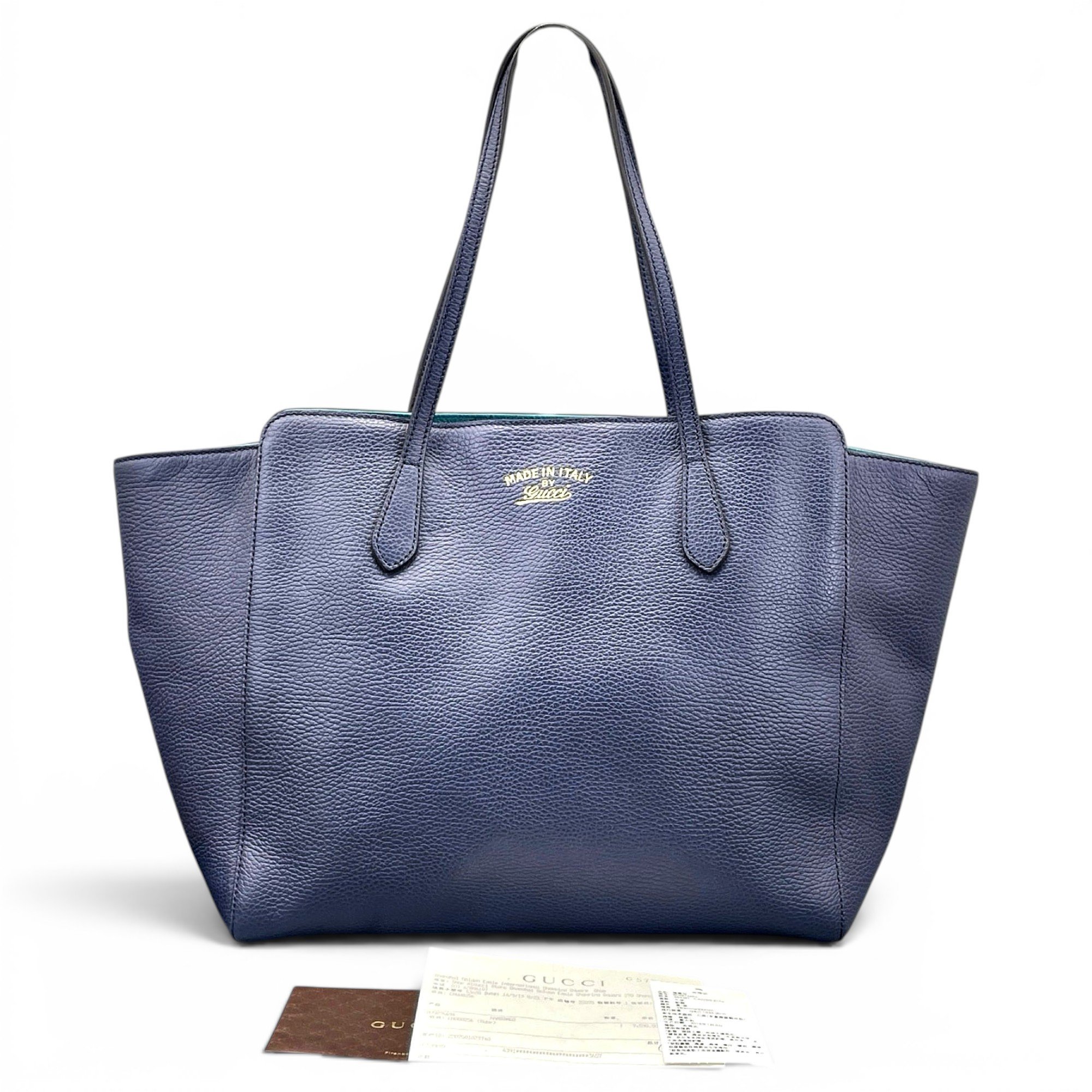 Gucci Swing leather tote