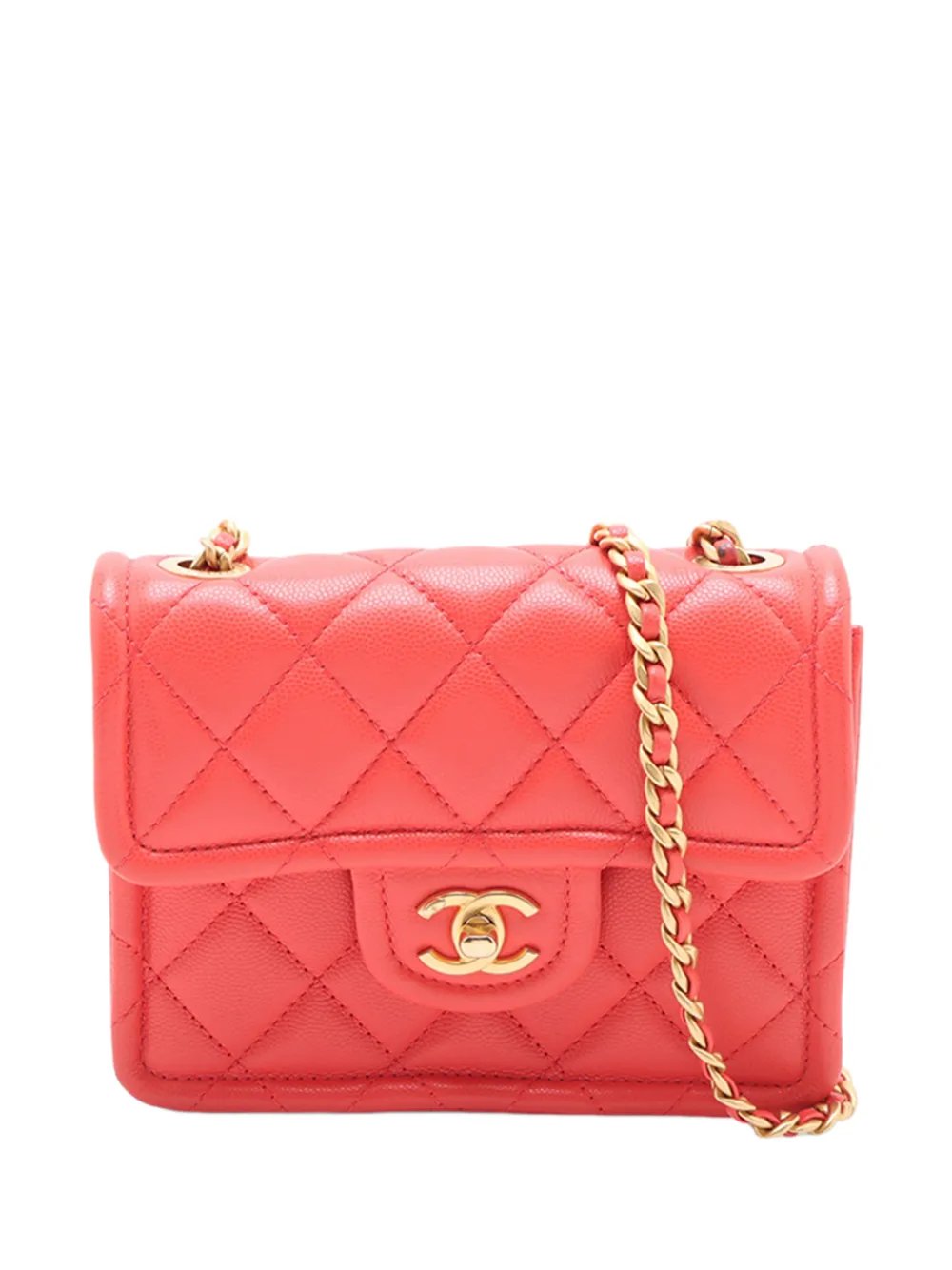 2021 Mini Quilted Caviar Sweet Flap crossbody bag