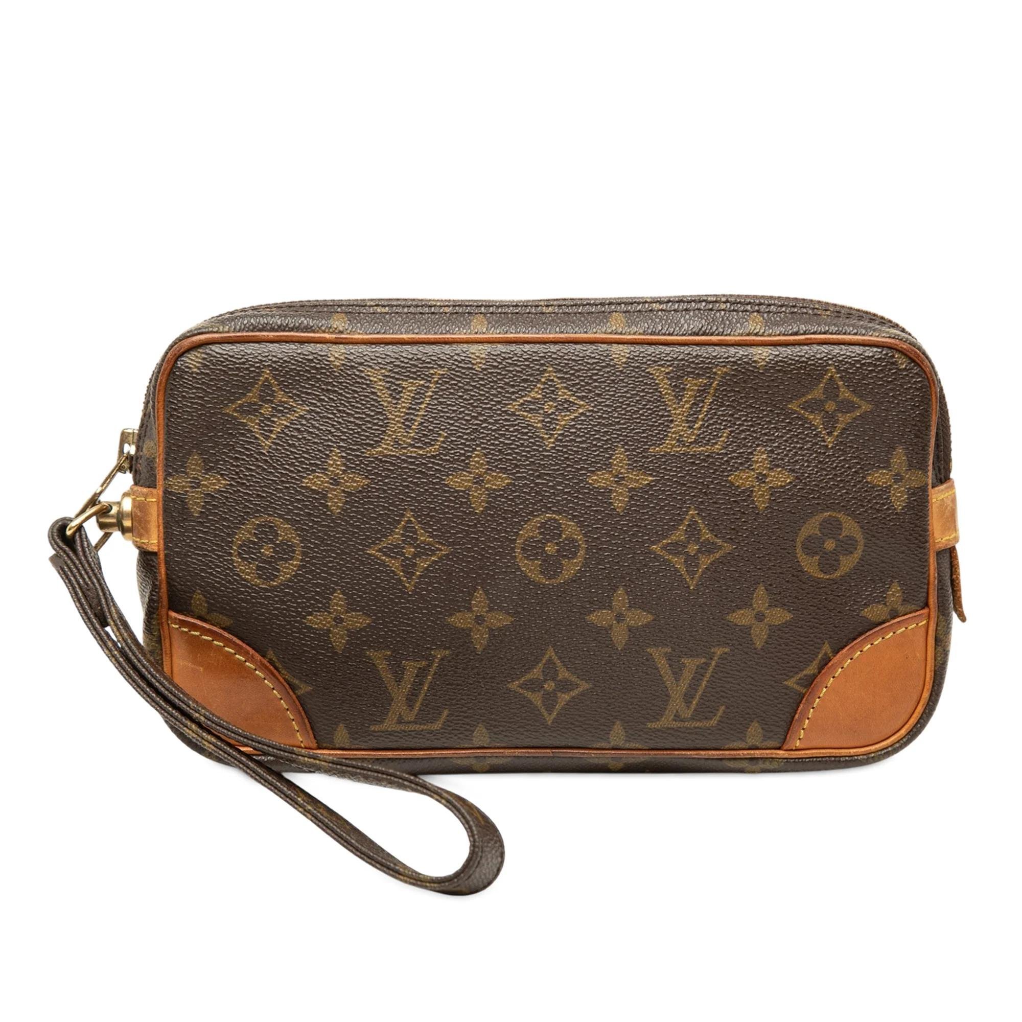 Marly Dragonne leather clutch bag