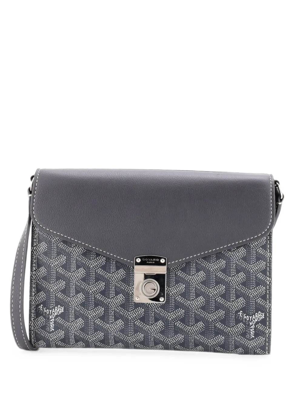 Chypre Wallet on Strap Coated Canvas with Leather crossbody bag