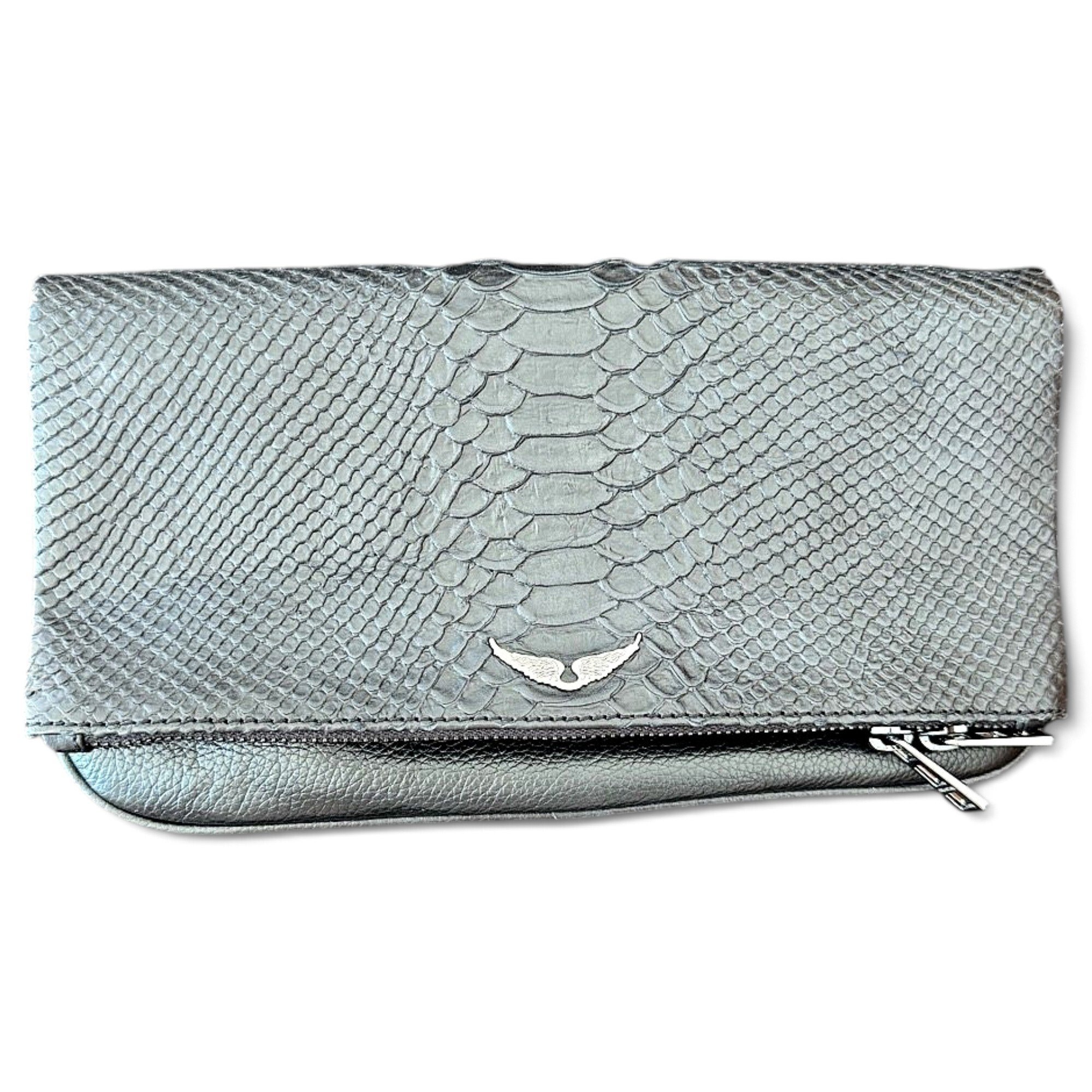 Rock leather crossbody bag