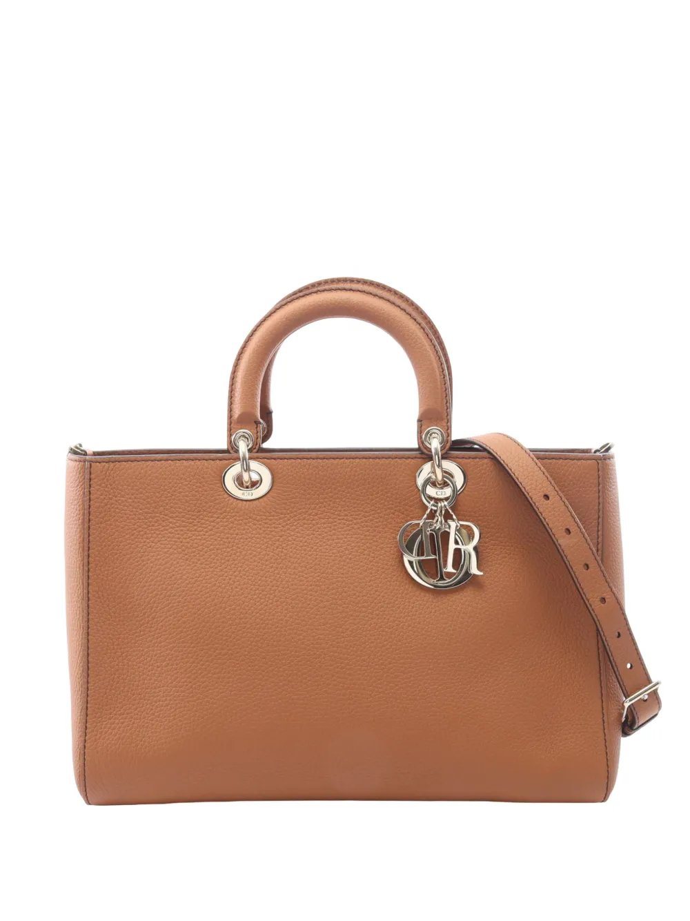 2010-2026 Large Grained Calfskin Lady D Sire satchel