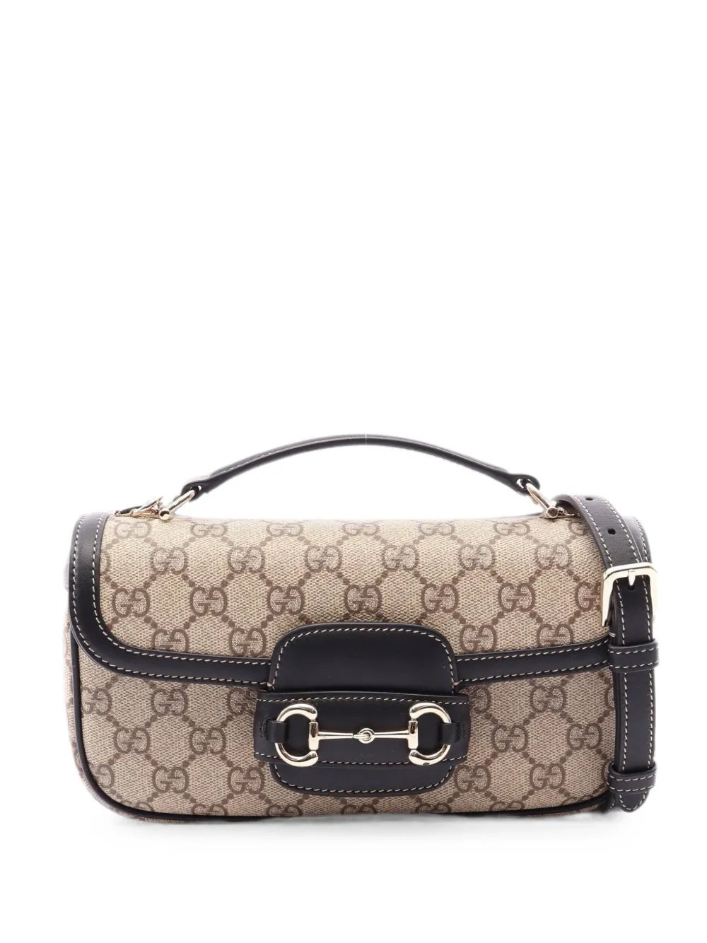 2010s small Horsebit 1955 GG Supreme two-way handbag
