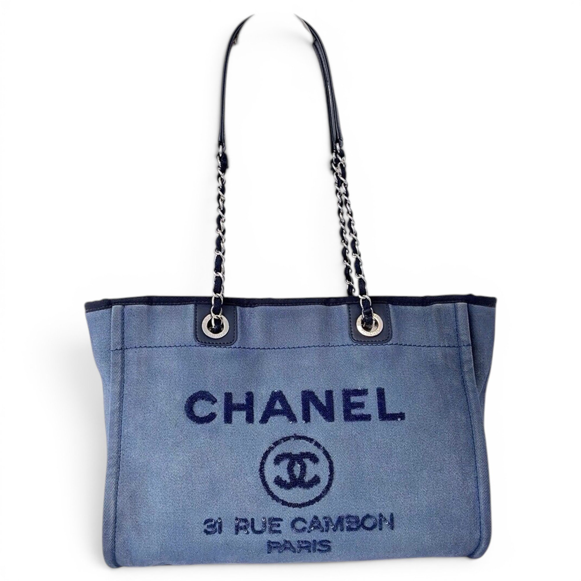 Deauville Chain cloth tote